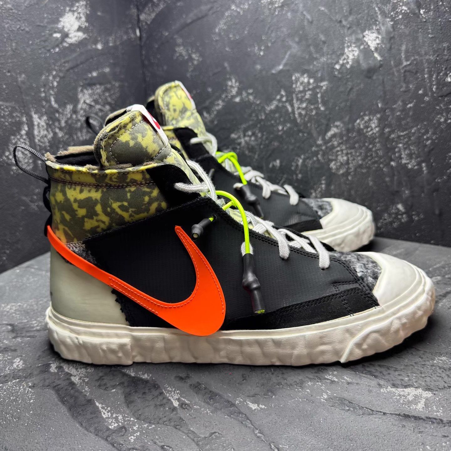 Nike READYMADE × Nike Blazer Black & Orange Q10 Size US 10.5 / EU 43-44 - 6 Thumbnail