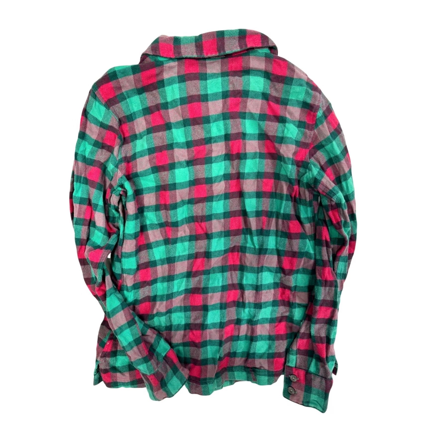 Patagonia Patagonia Shirt Womens Organic Cotton Flannel Pink Green Plaid Size 6 Button-Up Neckline Collared Long Sleeve Casual Outdoor Vintage No Size M / US 6-8 / IT 42-44 - 2 Thumbnail