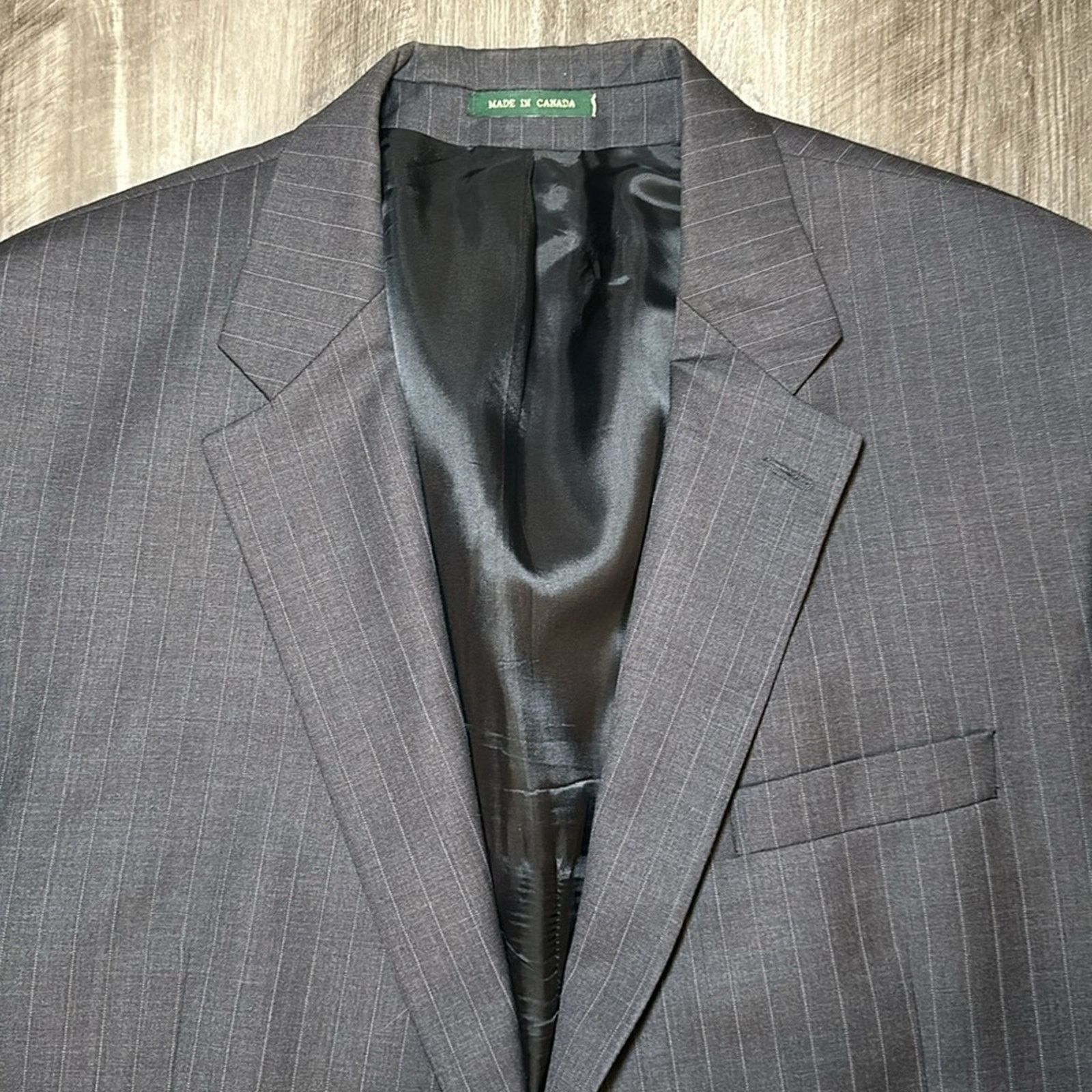 Lauren Ralph Lauren Lauren Ralph Lauren Wool Pinstripe Sport Coat - 48L Size 48L - 6 Thumbnail
