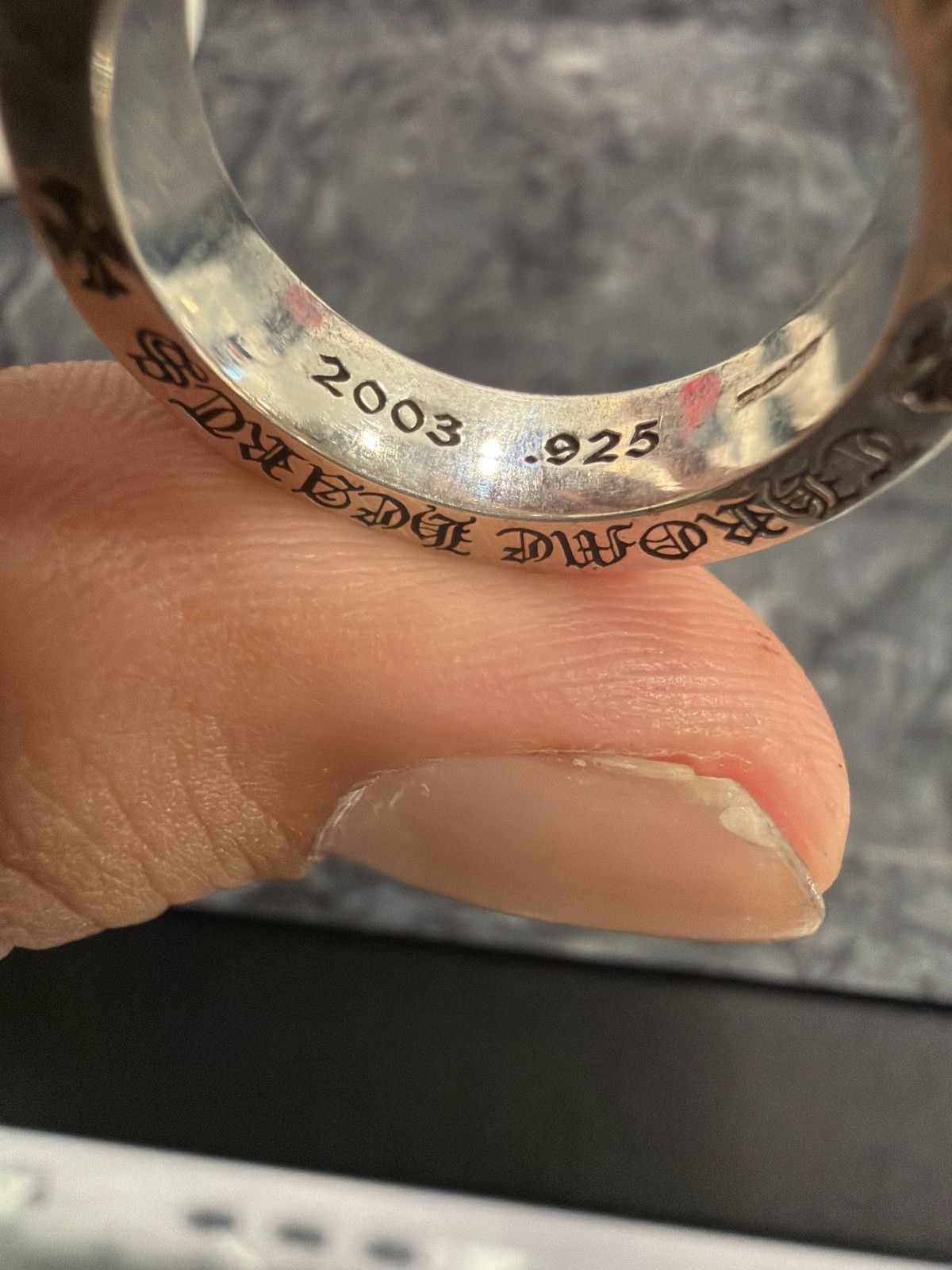 Chrome Hearts Chrome Hearts CH Forever Silver Ring Size ONE SIZE - 6 Thumbnail