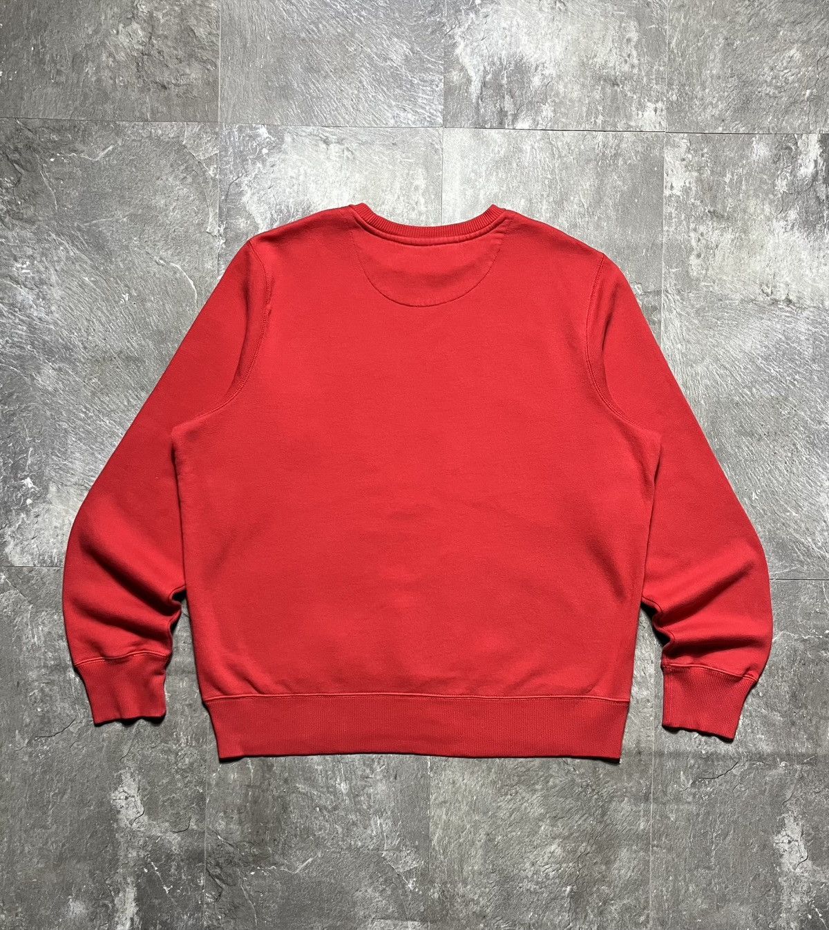 Nike Vintage Nike Sweatshirt 90s Mini Swoosh Red Size US XL / EU 56 / 4 - 3 Thumbnail