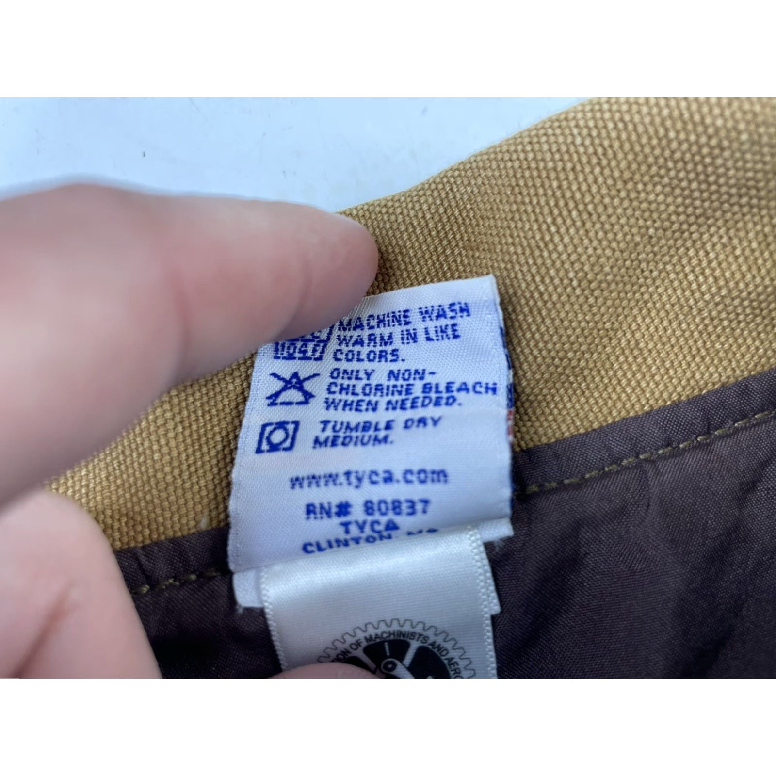 Vintage VINTAGE TYCA Jacket Button Snaps Lined Duck Canvas Size Large USA Made Shacket Work Shirt Size US L / EU 52-54 / 3 - 4 Thumbnail