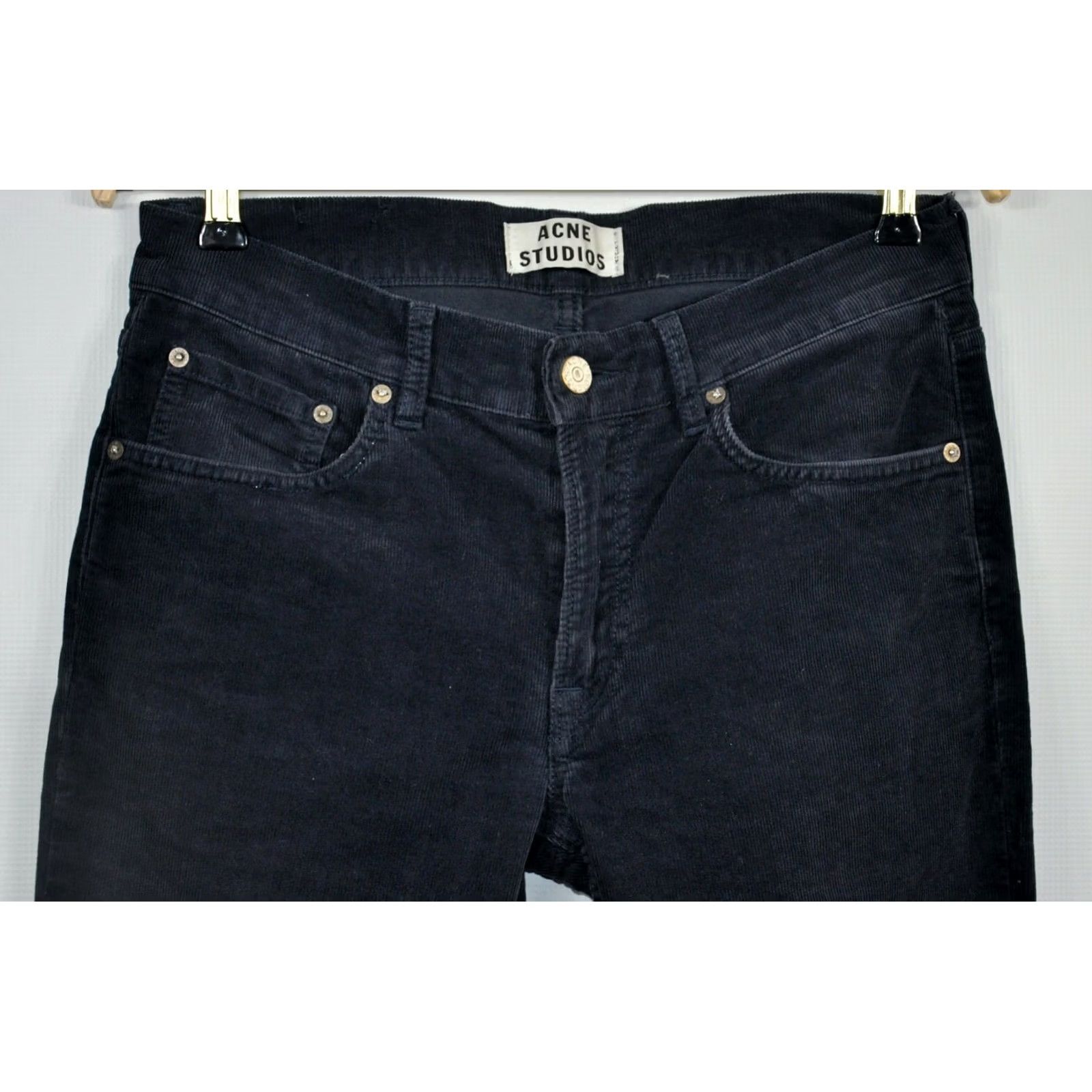 Acne Studios ACNE STUDIOS ACE CORD JEANS Mens W30/L34 Blue 98%Cotton 2%Elastane Classic Skinny Denim Pants Size US 30 / EU 46 - 2 Thumbnail