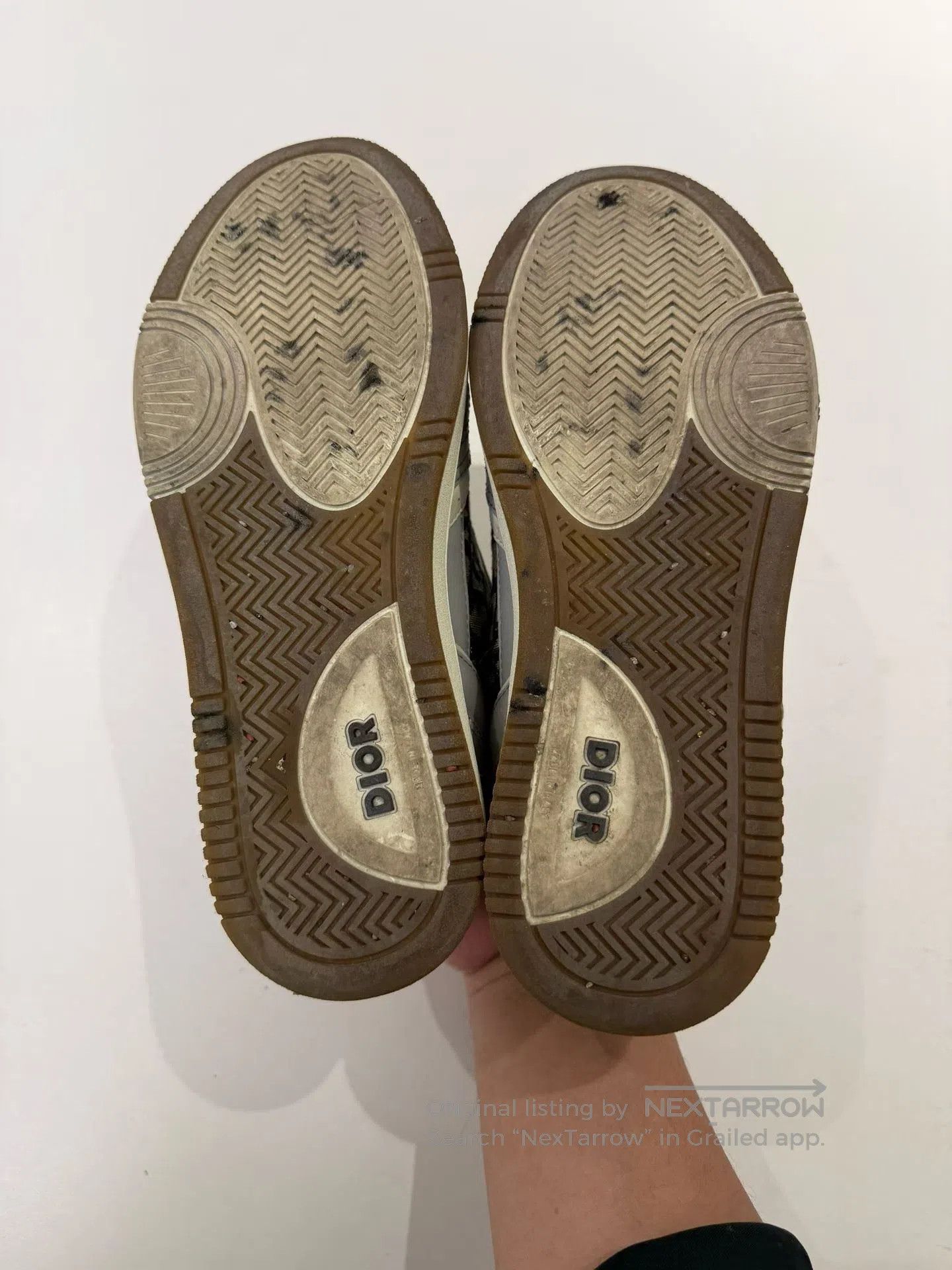 Dior Dior Gray and White Side Logo Retro Sport Shoes| Size US 7 / EU 40 - 6 Thumbnail