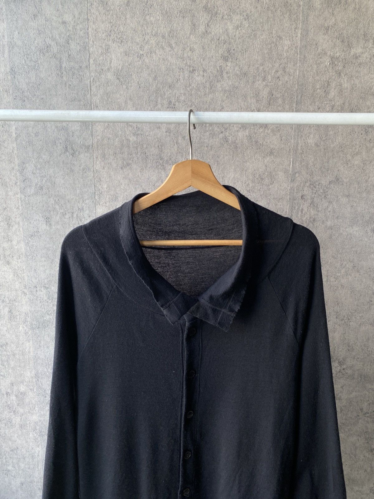Yohji Yamamoto Yohji Yamamoto + Noir Japan Strechable Button Up Shirt Size US M / EU 48-50 / 2 - 3 Thumbnail