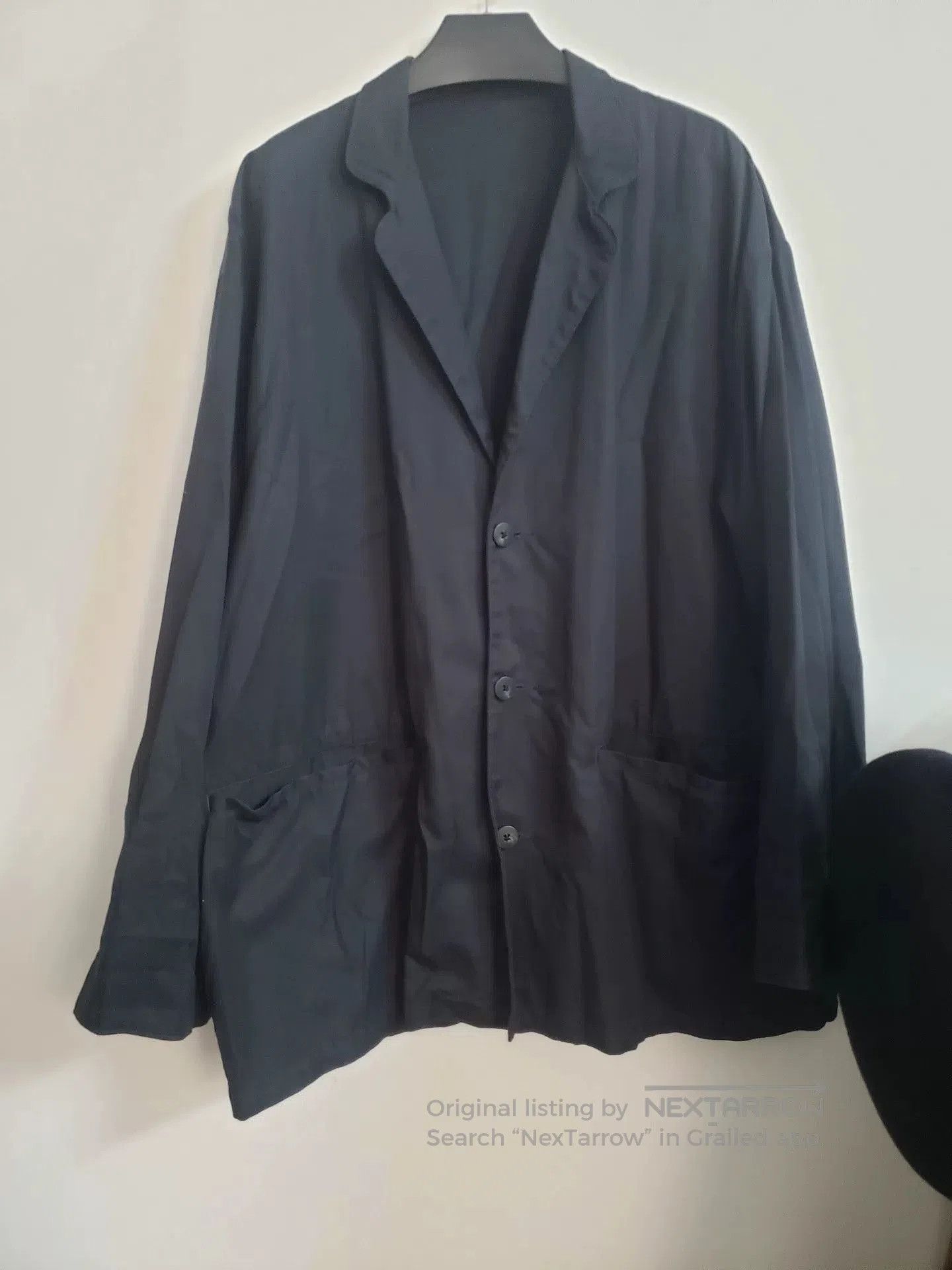 Porter Classic Porter Classic Gabardine Wide Jacket Navy. Size US XL / EU 56 / 4 - 1 Thumbnail