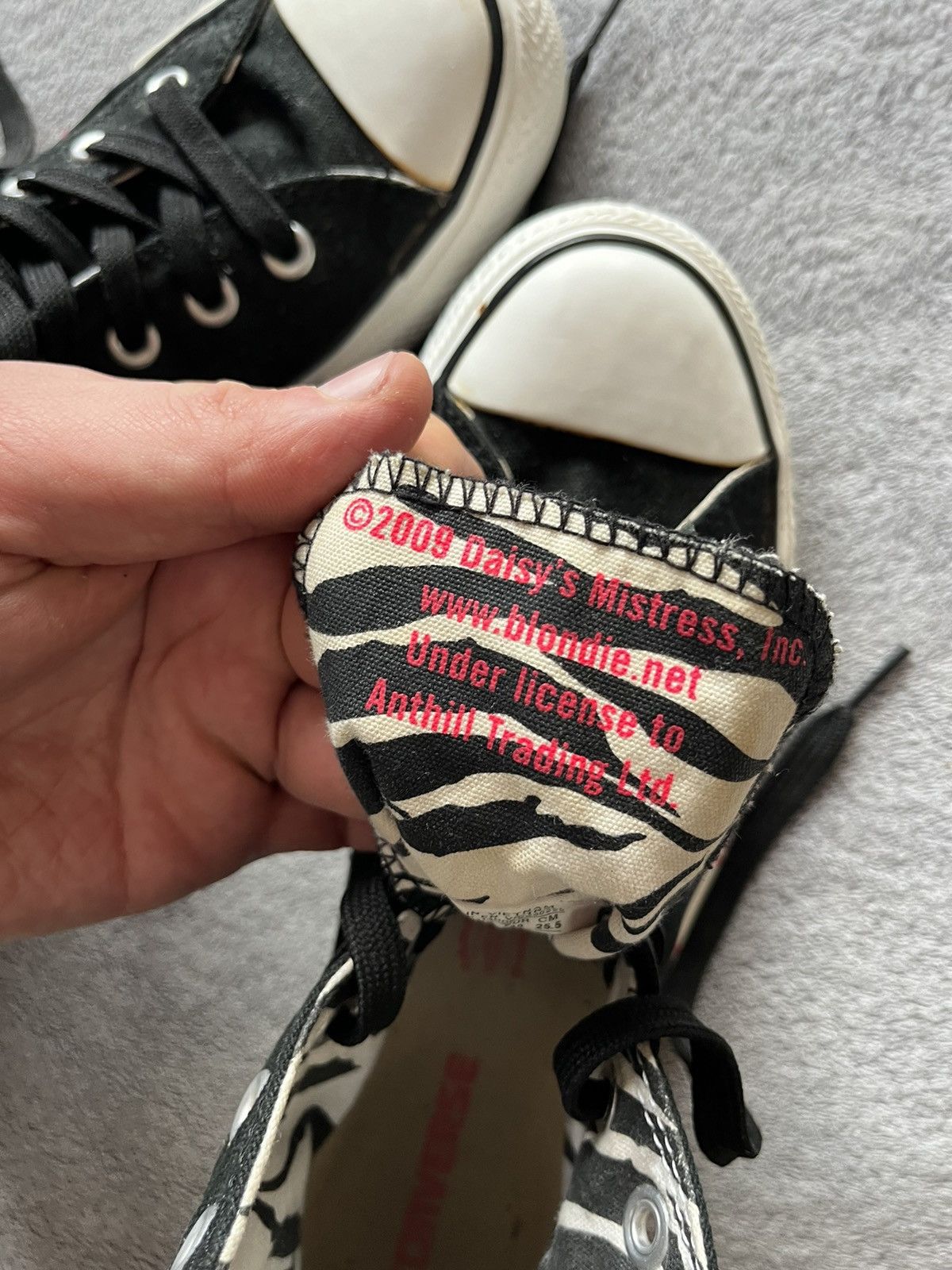 Converse Vintage 2009 Converse x Blondie Debbie Harry Rock Merch shoe Size US 9 / IT 39 - 4 Thumbnail