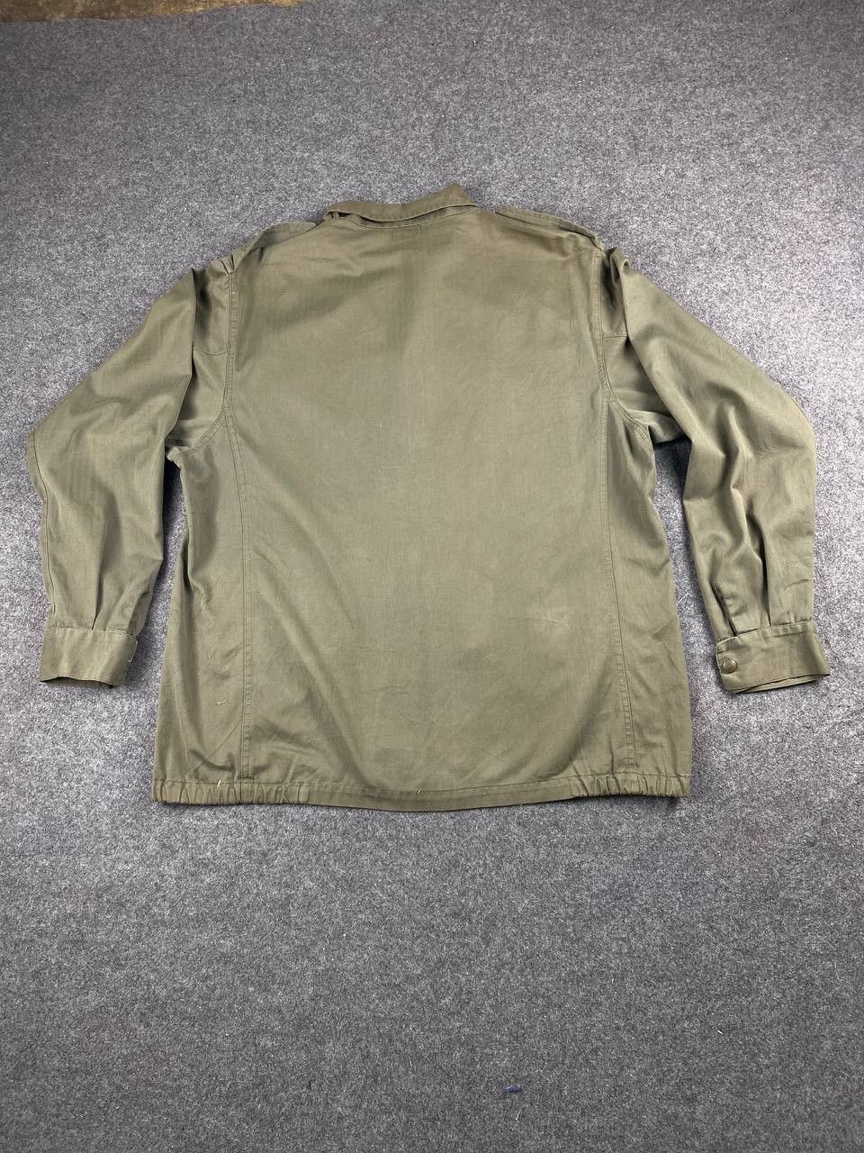 Vintage vintage military jacket herringbone design opti zipper Size US XL / EU 56 / 4 - 10 Thumbnail