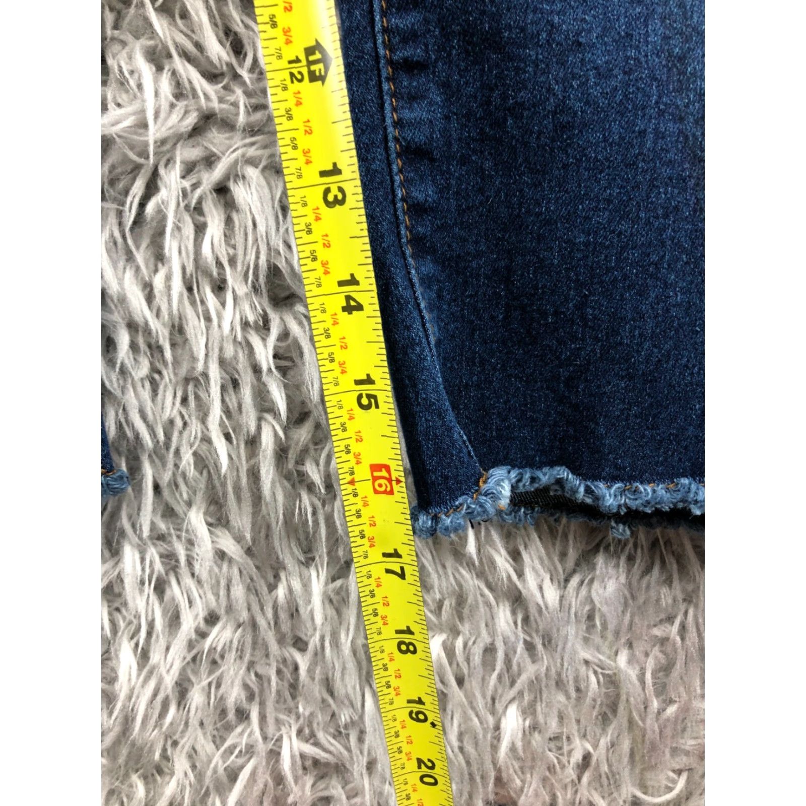 Vintage QQMY Capri Jeans Size 13 Juniors Womens Medium Wash Blue Jeans Capris Size 34" / US 12 / IT 48 - 3 Thumbnail