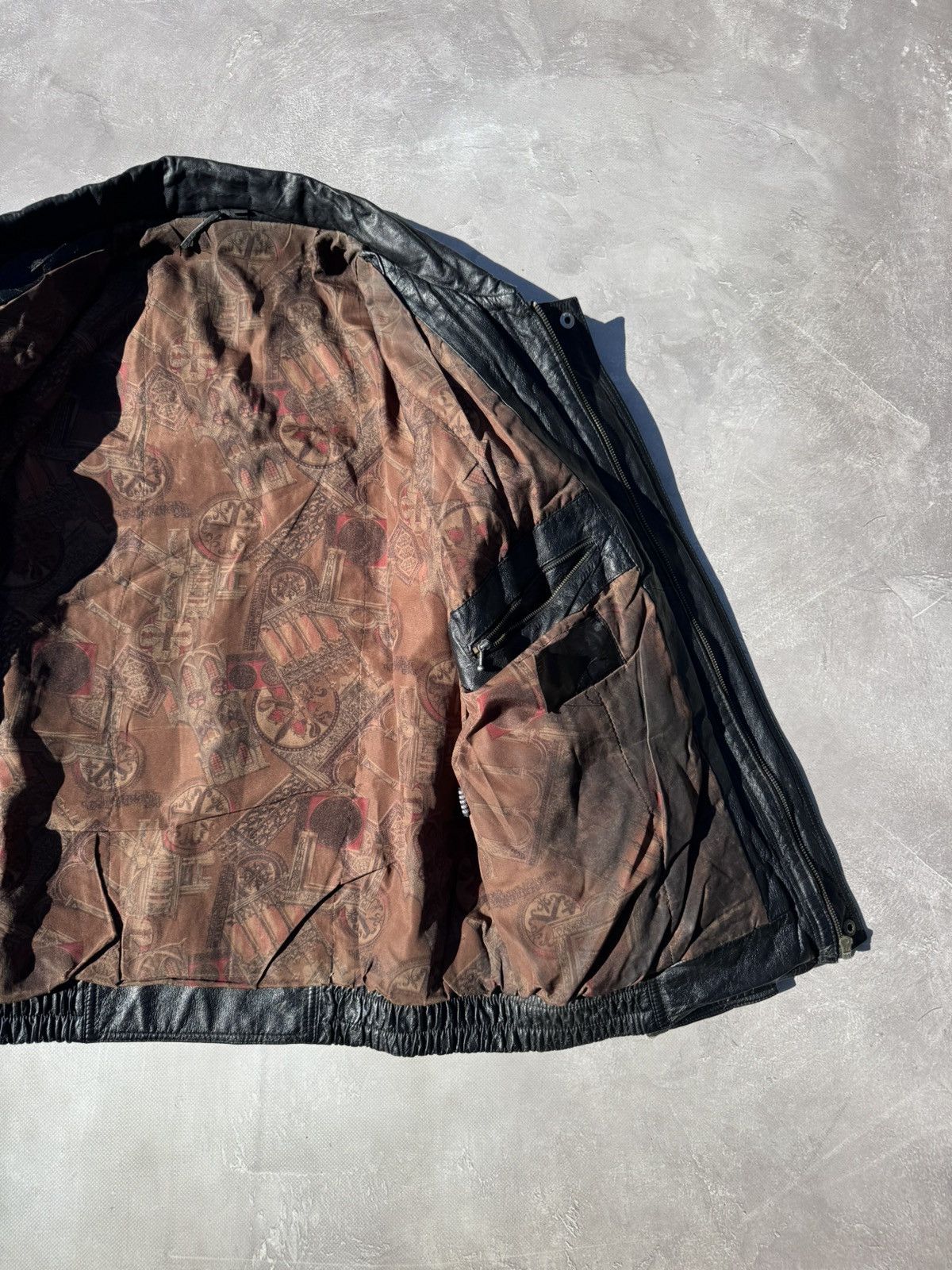 Leather Vintage Y2k Leather Jacket Size US M / EU 48-50 / 2 - 12 Thumbnail