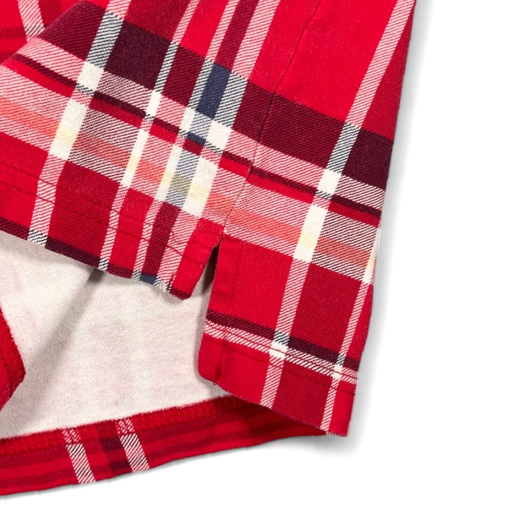 Vintage VINTAGE Ivy Crew Polo Shirt Men's LARGE Red Plaid Sailing Nautical 90s Shirt Size US L / EU 52-54 / 3 - 7 Thumbnail