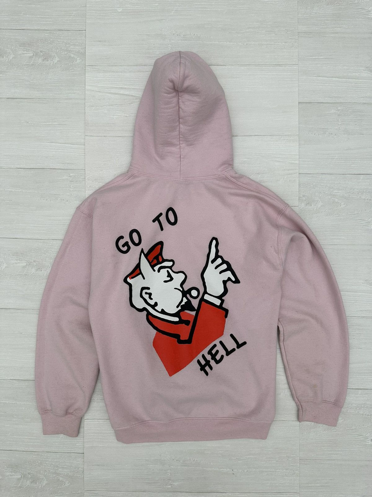 Superrradical Superrradical Go To Hell Pink Monopoly Logo Hoodie Medium Size US M / EU 48-50 / 2 - 1 Thumbnail