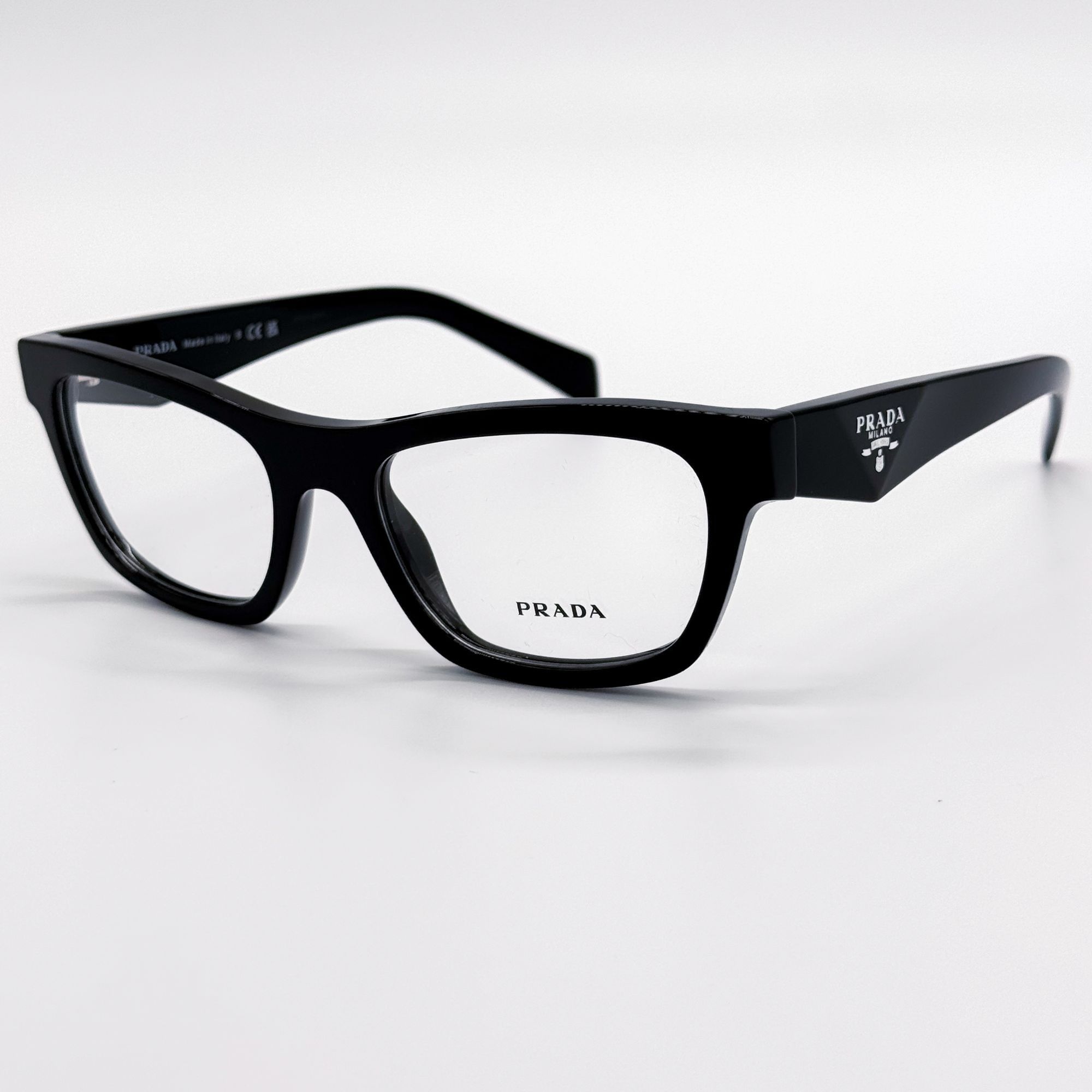 Prada NEW PRADA EYEGLASSES PRB01V 16K1O1 BLACK MEN PR B01V 16K1O1 Size ONE SIZE - 3 Thumbnail