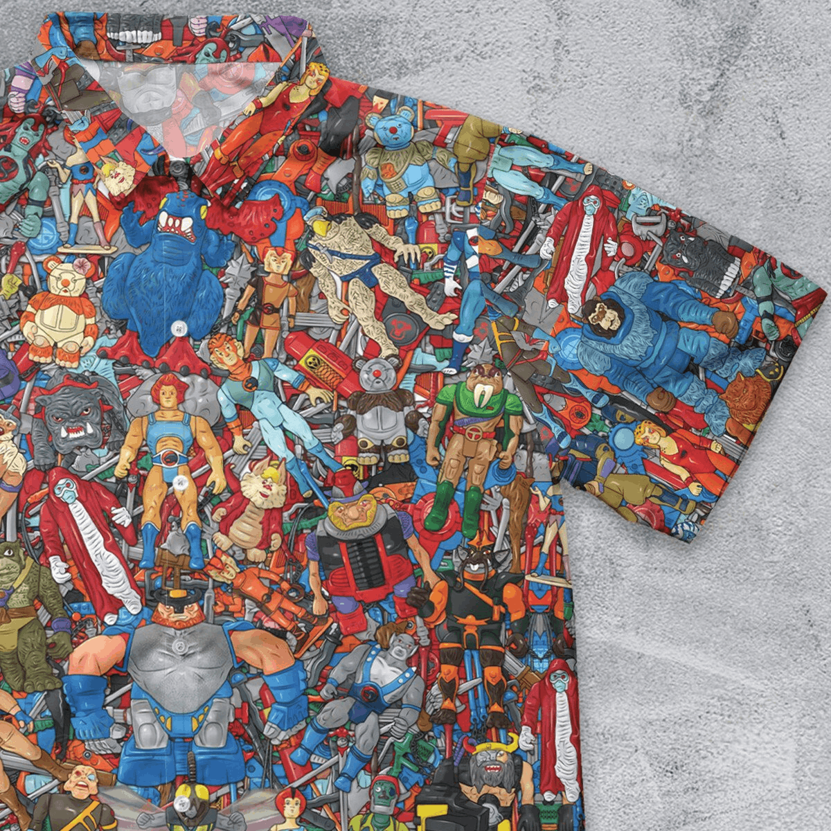 The Unbranded Brand ThunderCats Characters Pattern Button Down Shirt Size US S / EU 44-46 / 1 - 1 Thumbnail