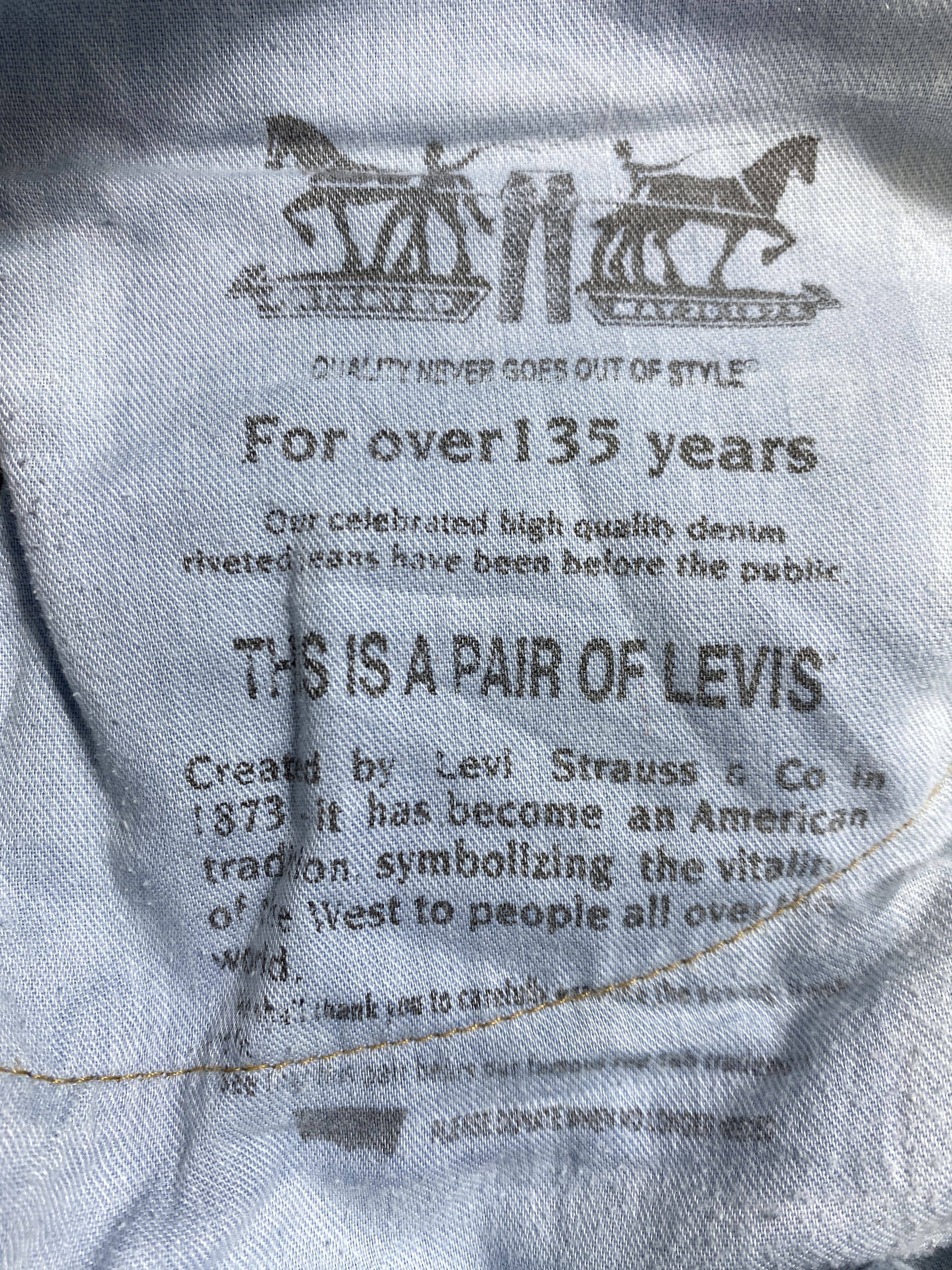 Levi's Light Wash Vintage Levi's 550 Denim 37 x 28.5 -JN709 Size US 37 - 12 Thumbnail
