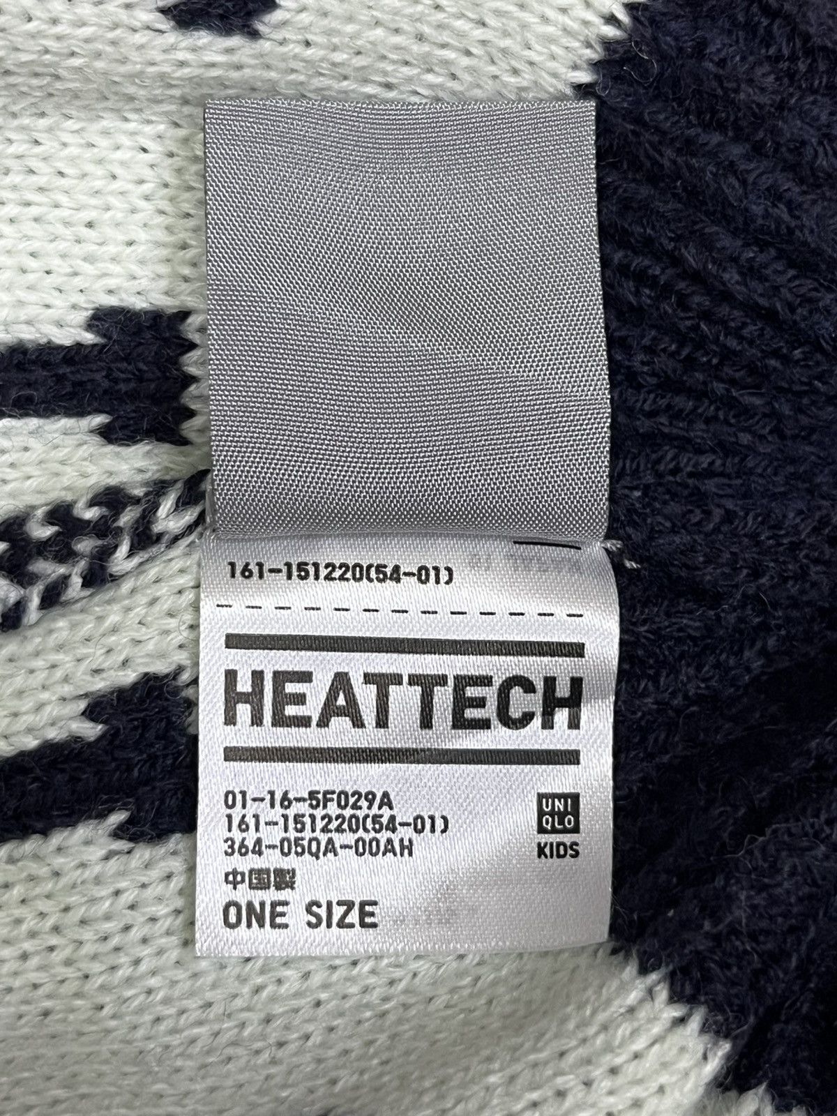 Undercover ARCHIVE Uniqlo x Undercover UU Heattech Beanie Navy Monogram Size ONE SIZE - 6 Thumbnail
