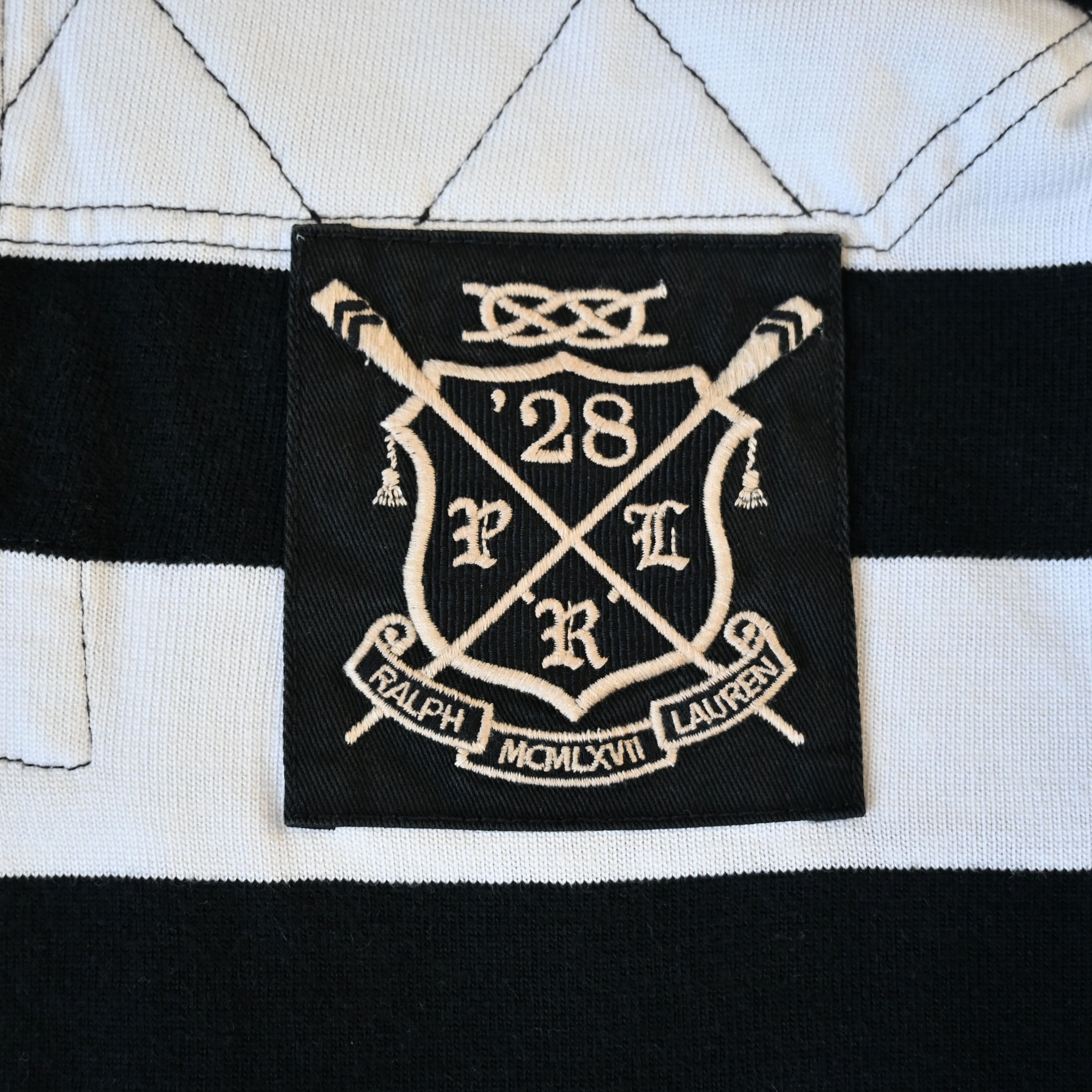 Polo Ralph Lauren Ralph Lauren cotton&viscose quilted rugby shirt, XL, canoe Size US XL / EU 56 / 4 - 10 Thumbnail