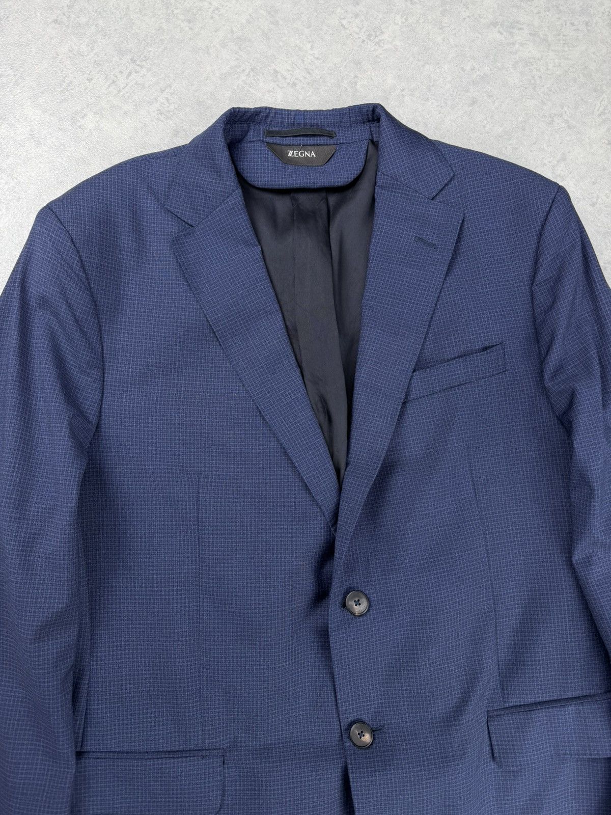 Ermenegildo Zegna Ermenegildo Zegna Navy Wool Blazer Jacket Size 52R Drop 7 Size 42R - 5 Thumbnail