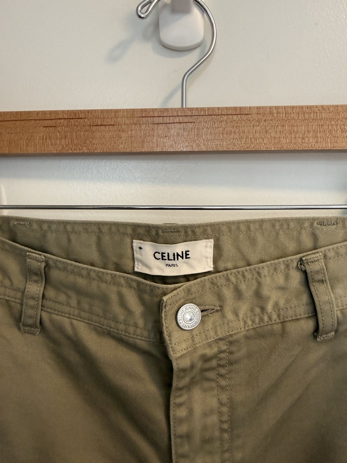 Celine Celine Straight Leg Chinos Size US 29 - 2 Thumbnail