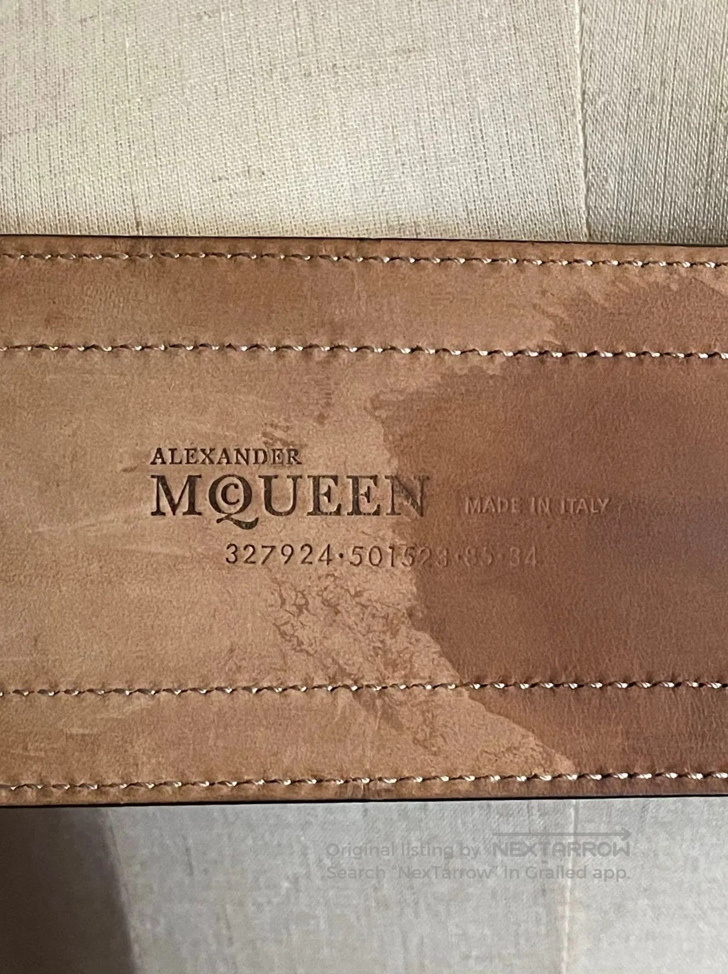 Alexander McQueen Alexander McQueen Leather Waist Belt. Size ONE SIZE - 6 Thumbnail