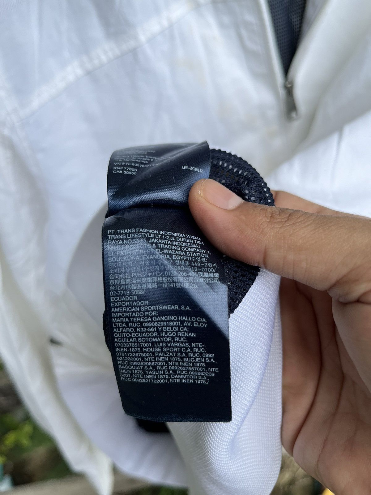 Tommy hilfiger box logo zipper jacket