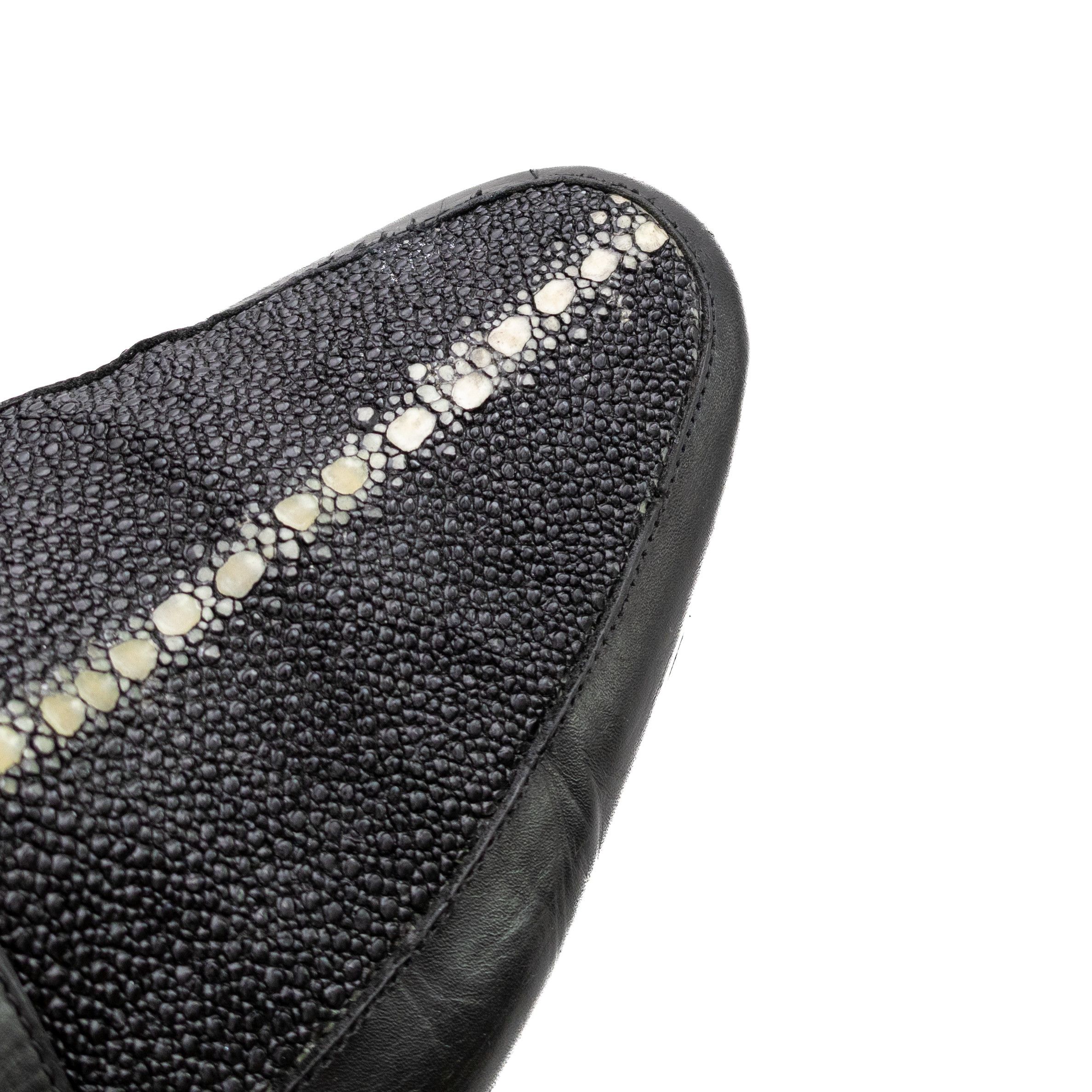 Salvatore Ferragamo Salvatore Ferragamo Stingray Leather Loafers Black US 12 D Size US 12 / EU 45 - 15 Thumbnail