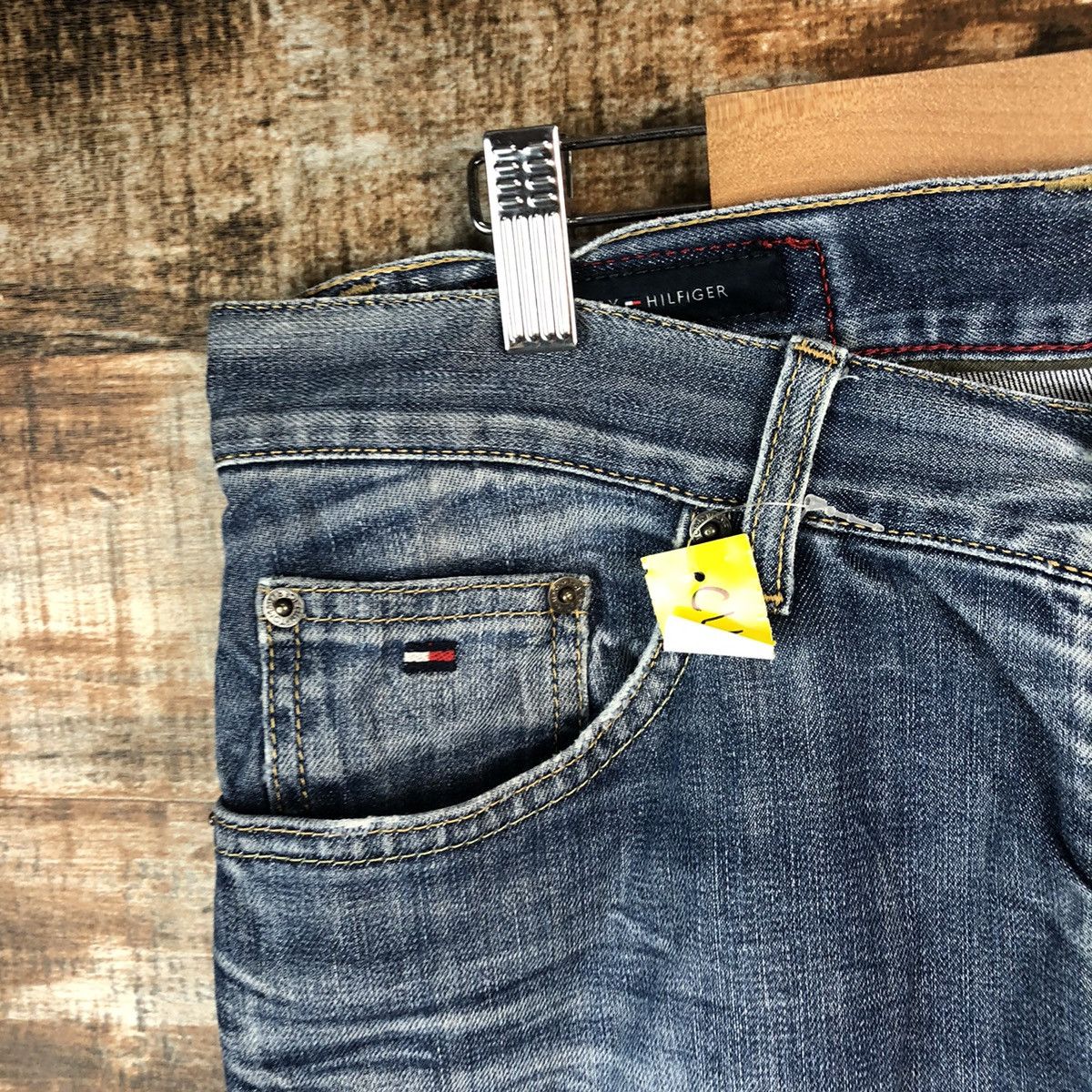 Tommy Hilfiger DL Tommy Hilfiger Blue faded Denim Pants #C149 Size US 32 / EU 48 - 7 Thumbnail