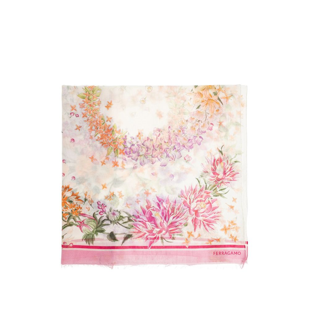 Salvatore Ferragamo Ferragamo PINK Scarves Size ONE SIZE - 1 Thumbnail