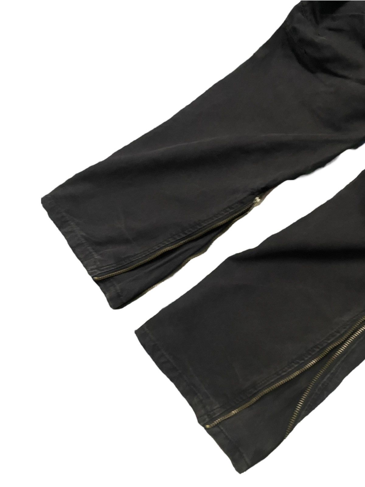 Issey Miyake × PPFM × Tete Homme PPFM Japan Bondage Double Knee Zipper Black Tech Cargo Pants Size US 32 / EU 48 - 5 Thumbnail
