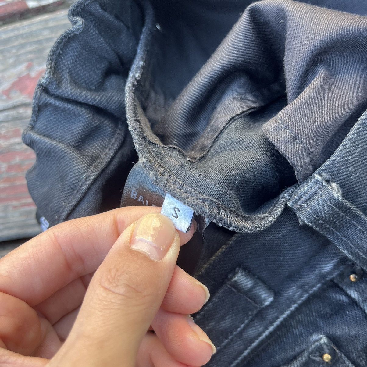 Balenciaga Balenciaga Black Baggy Ripped Skater Distressed Denim Jeans Size US 30 / EU 46 - 5 Thumbnail