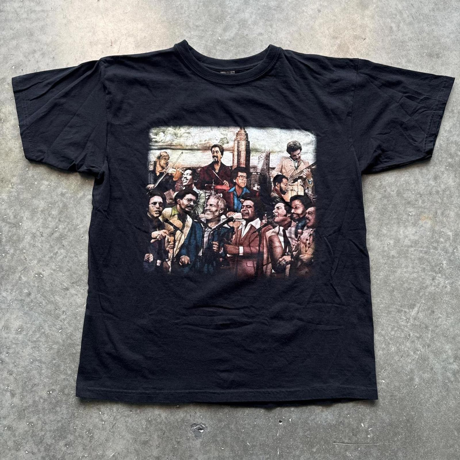 Other Salsa Latin Music Legends In New York Y2k Graphic T-Shirt Size US XL / EU 56 / 4 - 1 Thumbnail