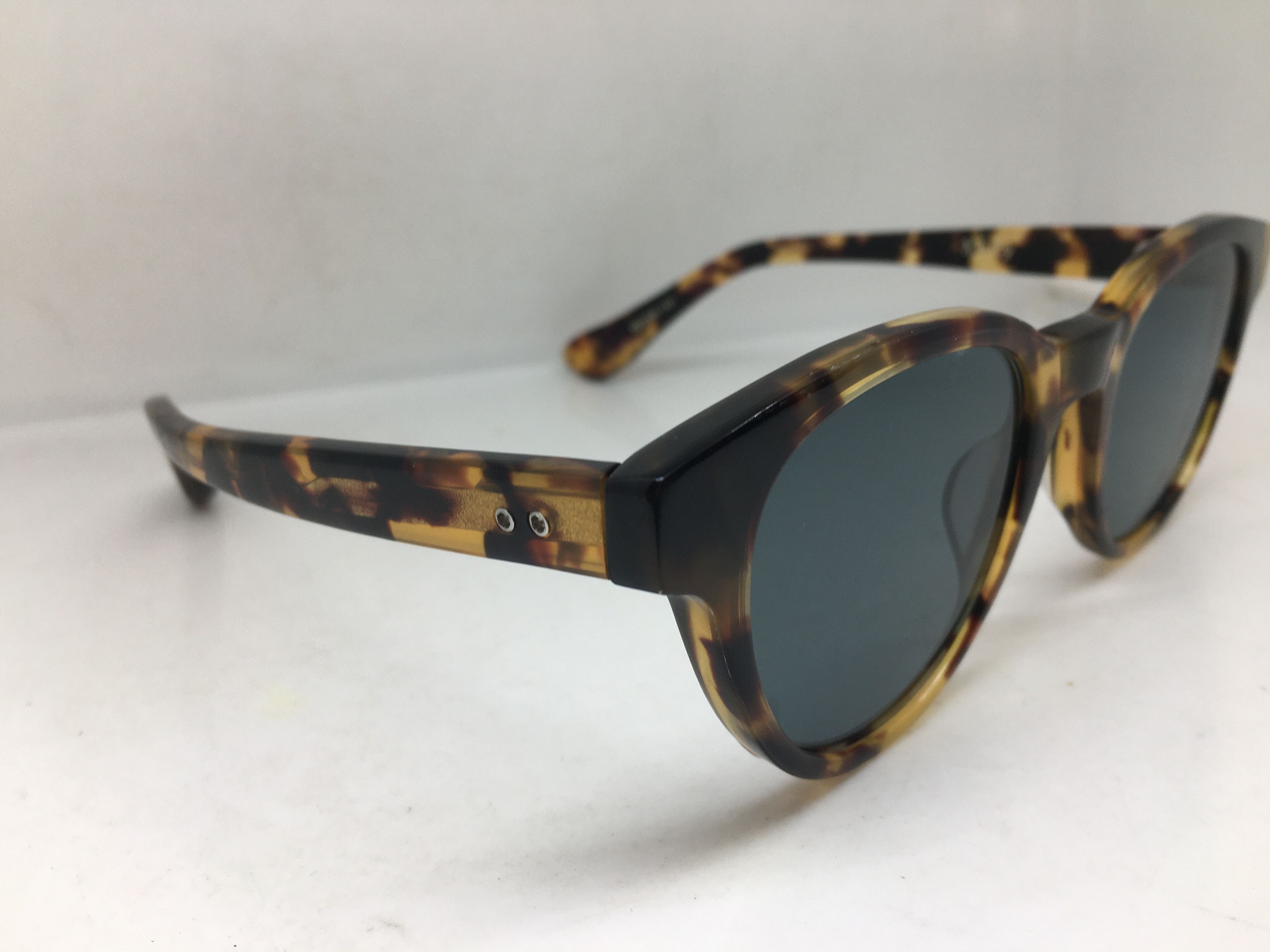 Vintage Khoty Handmade Tortoise Round Sunglasses Frame Japan Size ONE SIZE - 2 Thumbnail