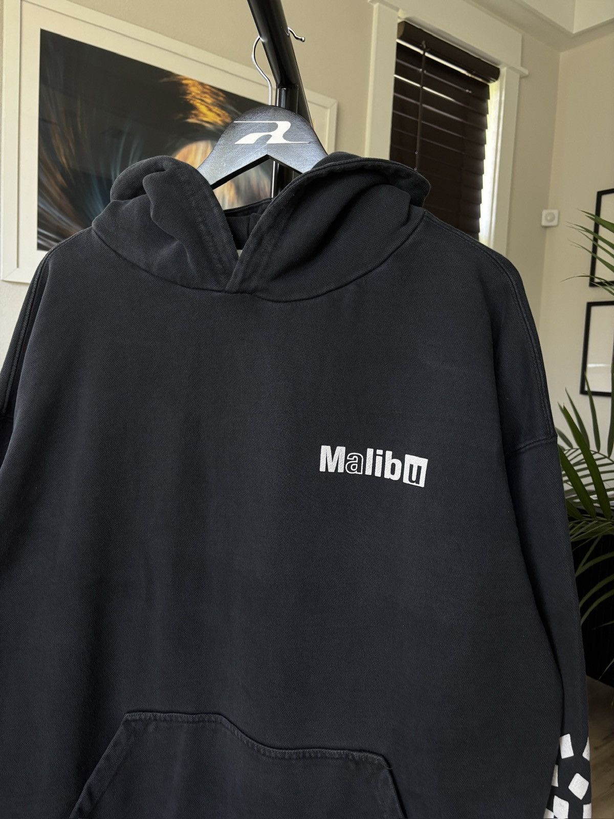 Rhude RHUDE MALIBU RACING WASHED HOODIE Size US M / EU 48-50 / 2 - 2 Thumbnail