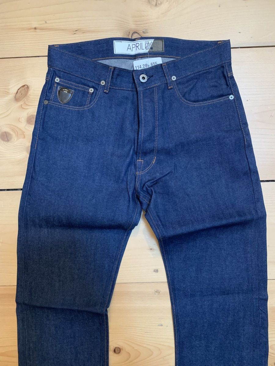 April 77 *RARE* type NATION, broken twill jeans RAW Size US 31 - 2 Thumbnail