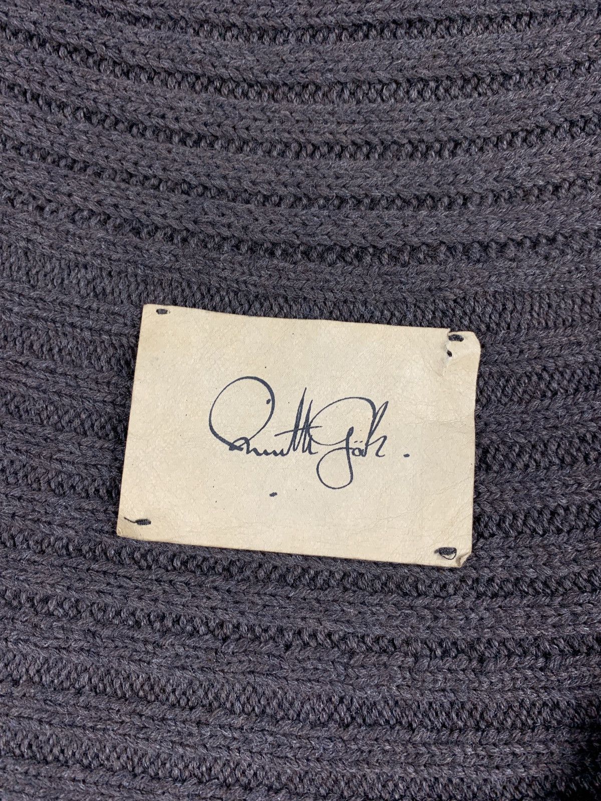 Annette Gortz Vintage Annette Gortz Merino Wool Open Cardigan Knitted Size L / US 10 / IT 46 - 4 Thumbnail