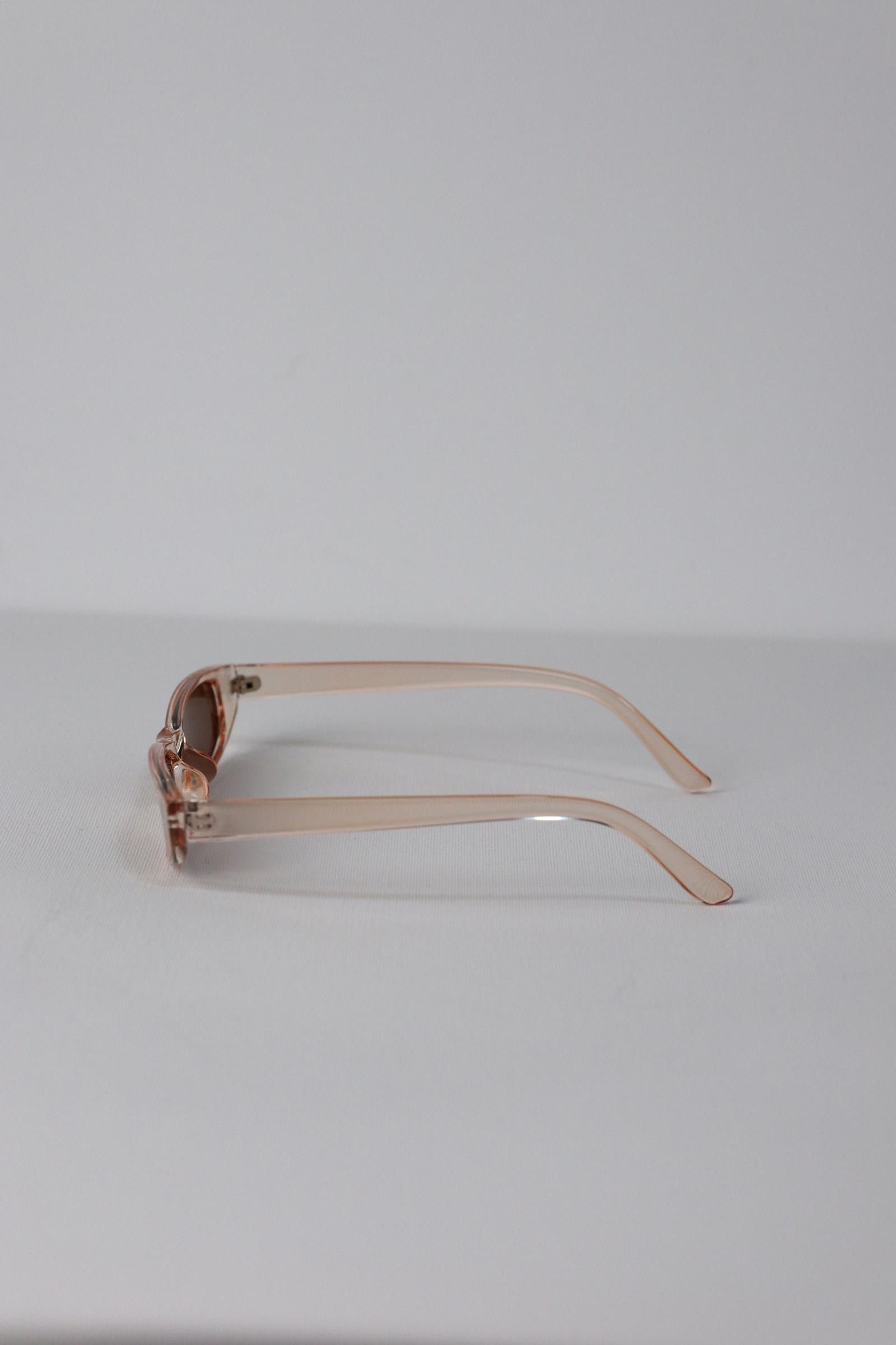 Other Y2k Avant Garde Futuristic Rectangle Champagne Sunglasses OS Size ONE SIZE - 7 Thumbnail