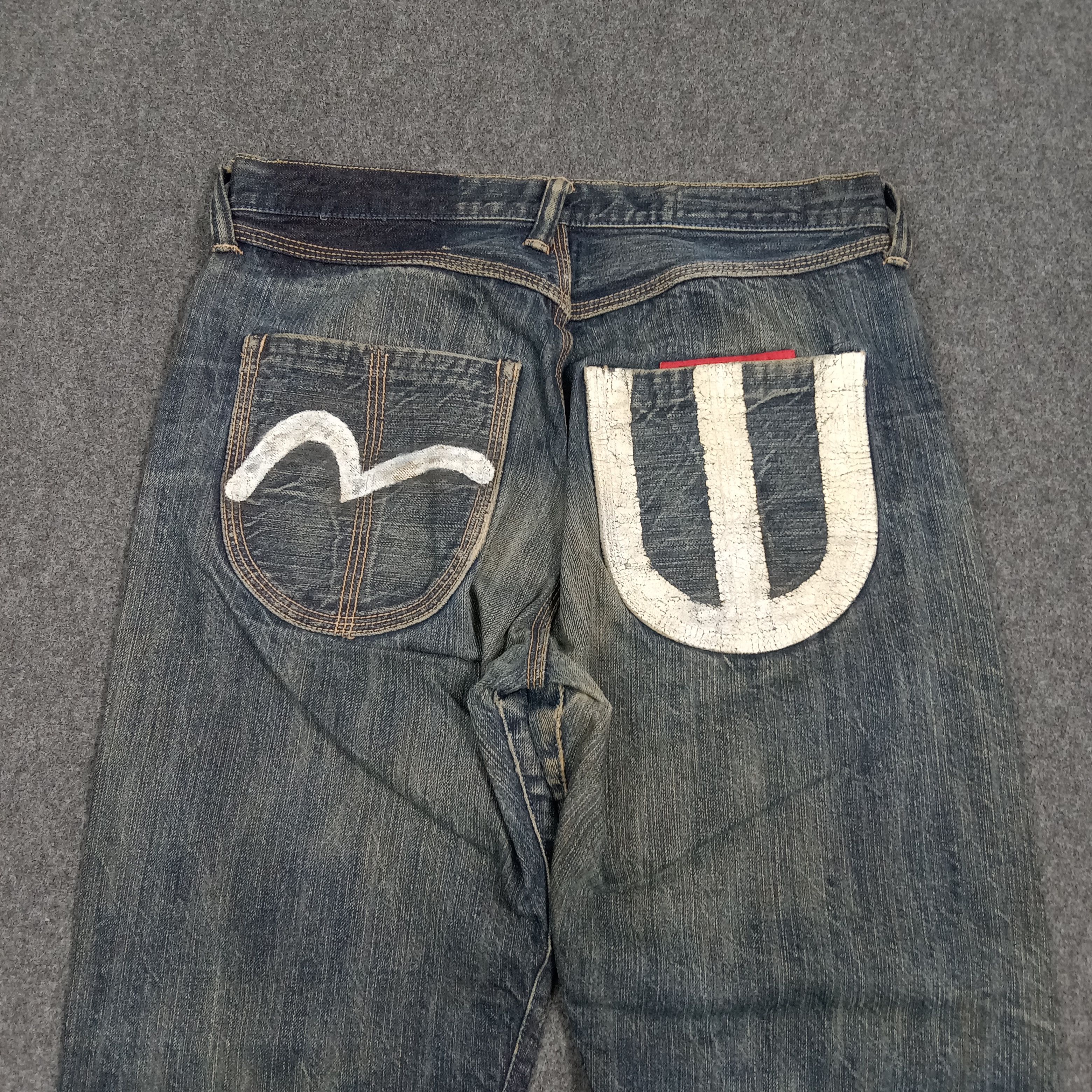 Evisu Evisu Japanese Selvedge Daicock Custom Denim Jeans C272N30 Size US 33 - 8 Thumbnail