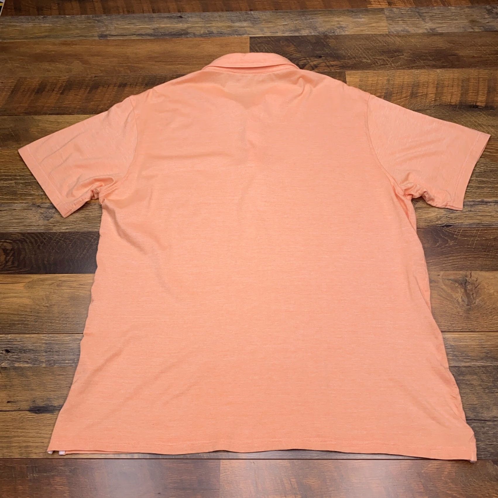Peter Millar Peter Millar Polo Shirt Adult XL Orange Striped Preppy Mens Size US XL / EU 56 / 4 - 2 Thumbnail