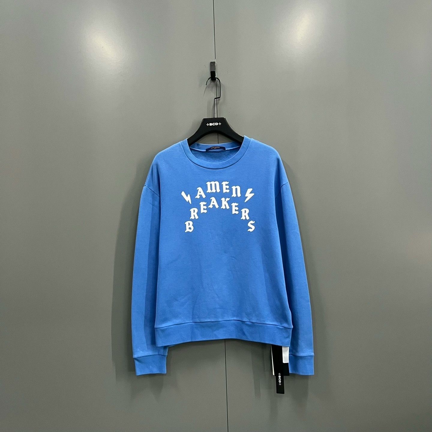 Louis Vuitton Louis Vuitton Blue Logo Print Sweatshirt Size US M / EU 48-50 / 2 - 1 Thumbnail