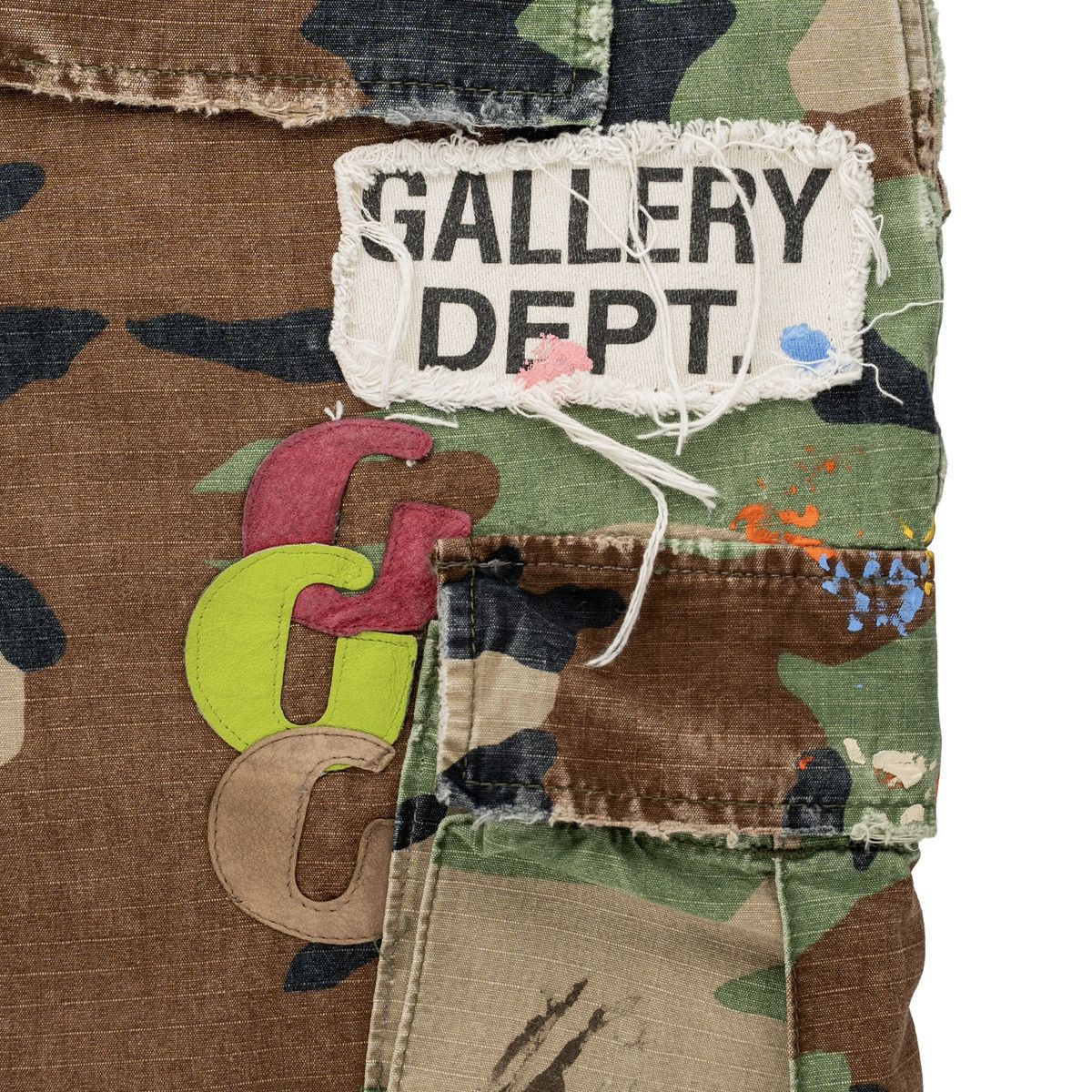 Gallery Dept. Gallery Department Cargo Shorts Camo (10 G Patch Custom) Size US 40 / EU 56 - 4 Thumbnail