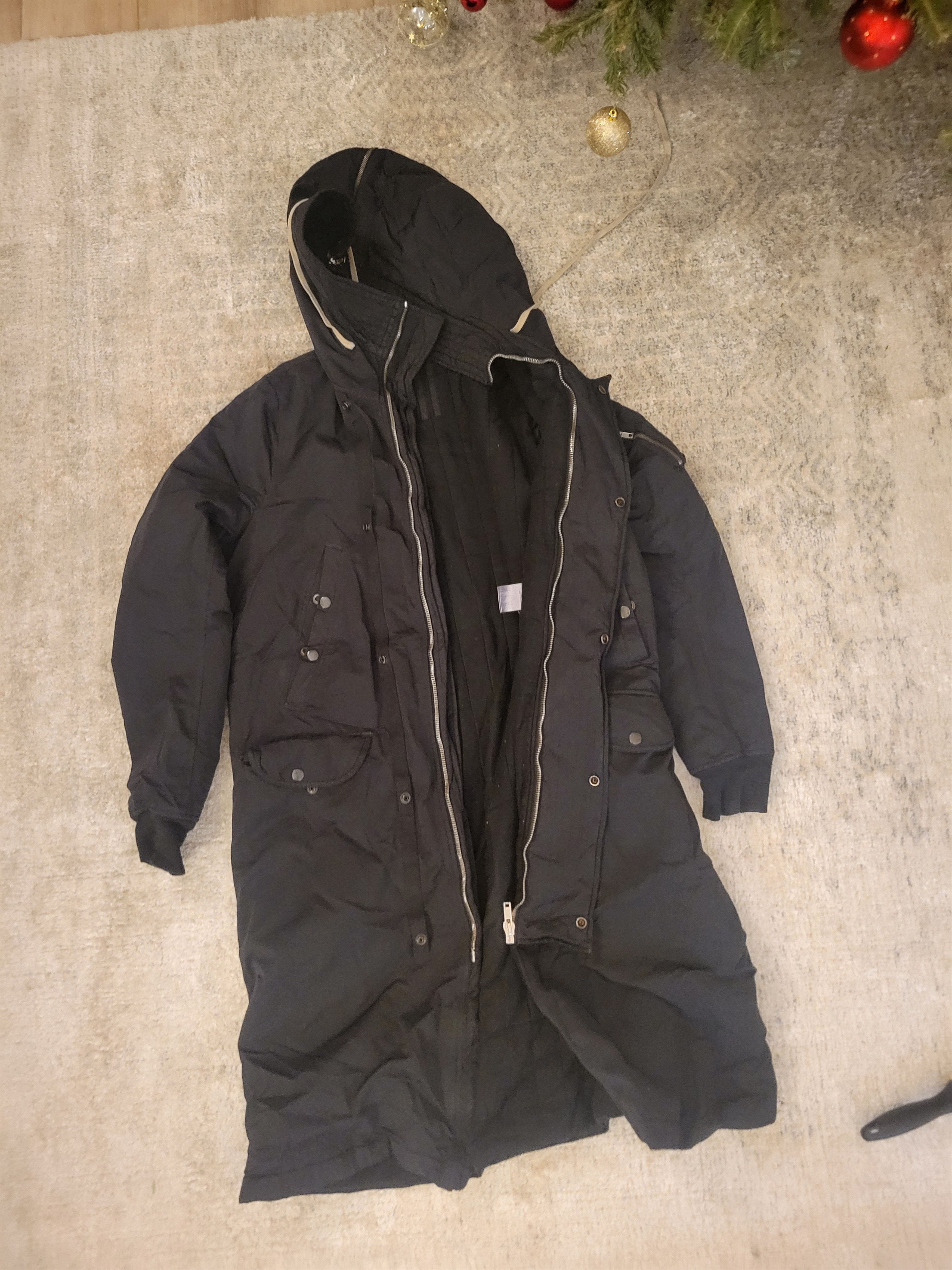 Rick Owens Drkshdw Rick owens darkshdw hood bomber long Size US M / EU 48-50 / 2 - 17 Thumbnail