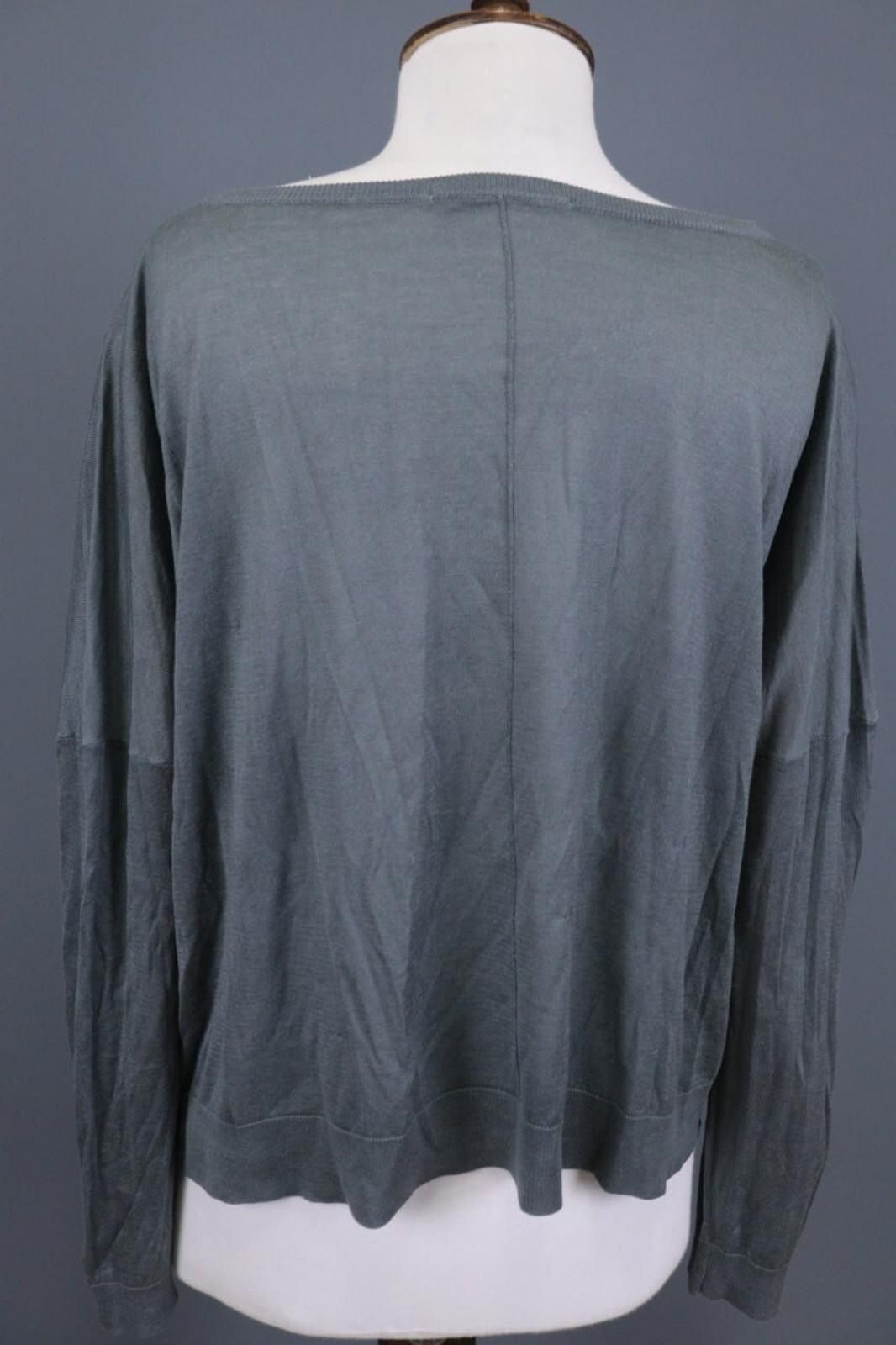 Designer Transit Par Such Gray Top Tunic Blouse Size 3 Size M / US 6-8 / IT 42-44 - 10 Thumbnail