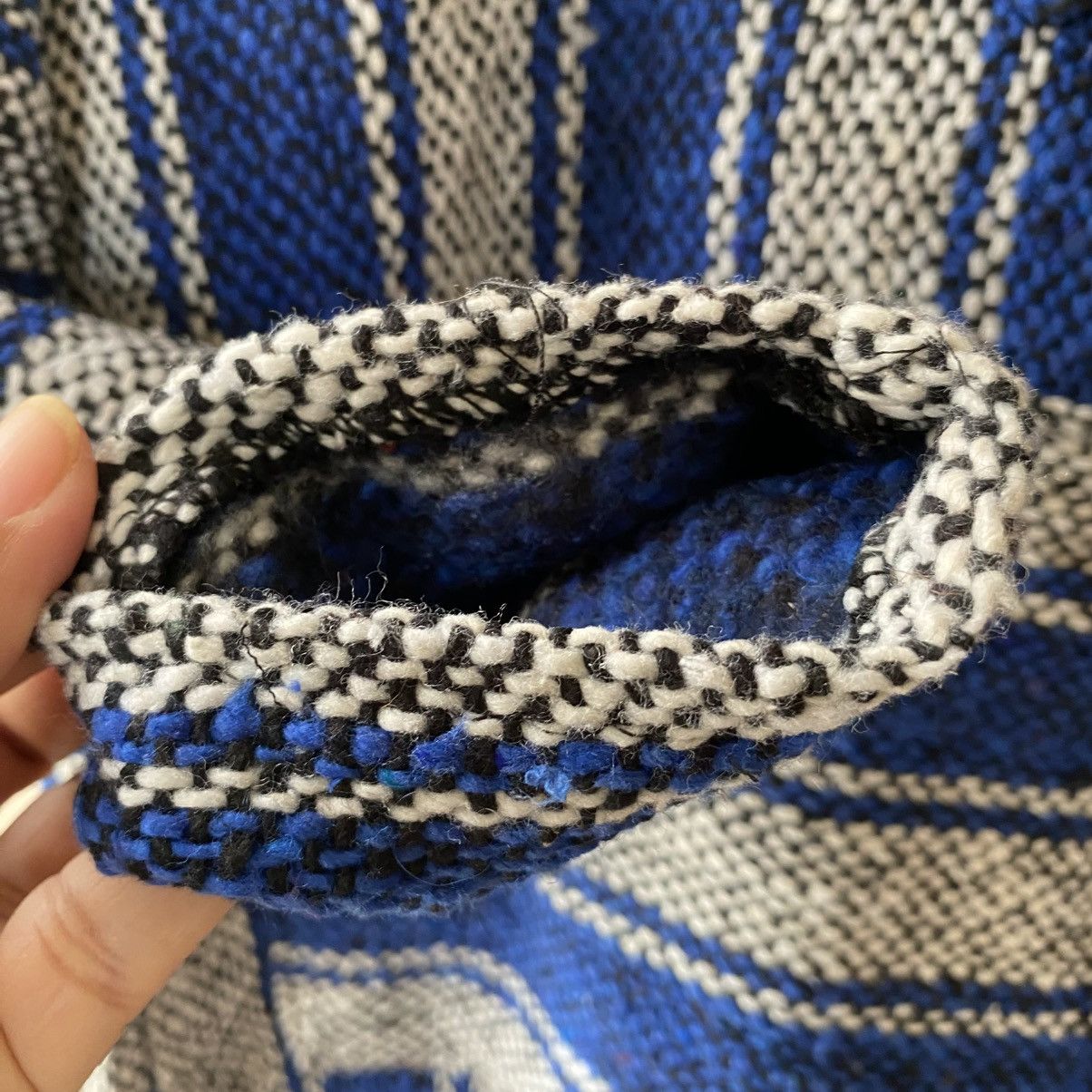 Vintage Blue and White Striped Baja Hoodie Size US S / EU 44-46 / 1 - 5 Thumbnail