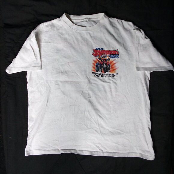 Vintage Vintage Big Johnson Quad ATVs All 4's Parody T-Shirt Size US XL / EU 56 / 4 - 3 Thumbnail