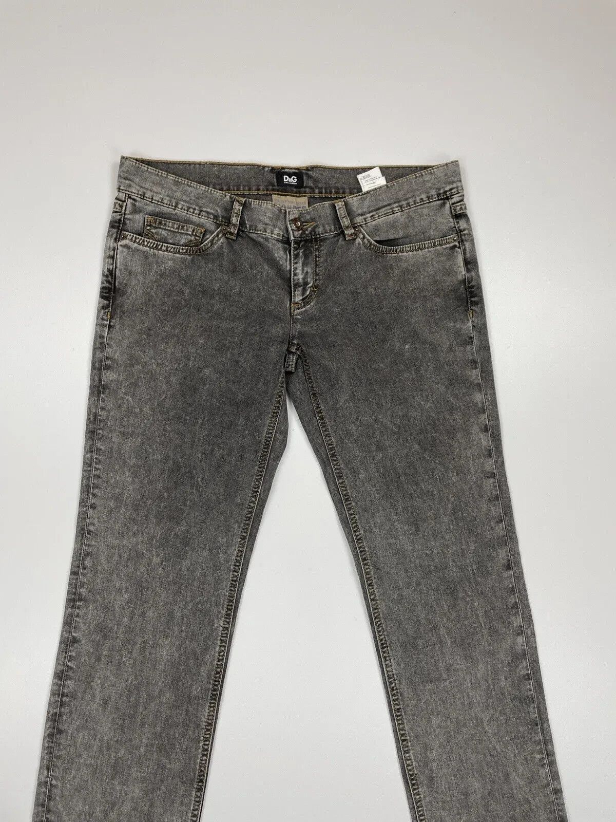 Dolce & Gabbana D&G Dolce and Gabbana Wonder Women Very Low Rise Tight Jeans Size 31" - 3 Thumbnail