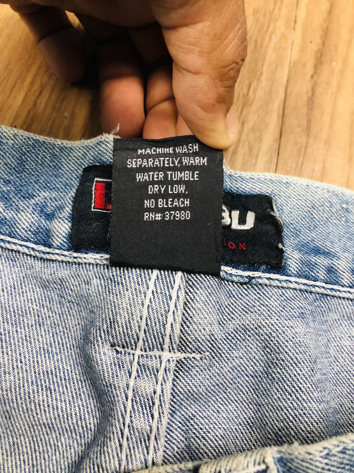 Fubu Fubu Denim Distresses Jeans (21) Size US 35 - 16 Thumbnail