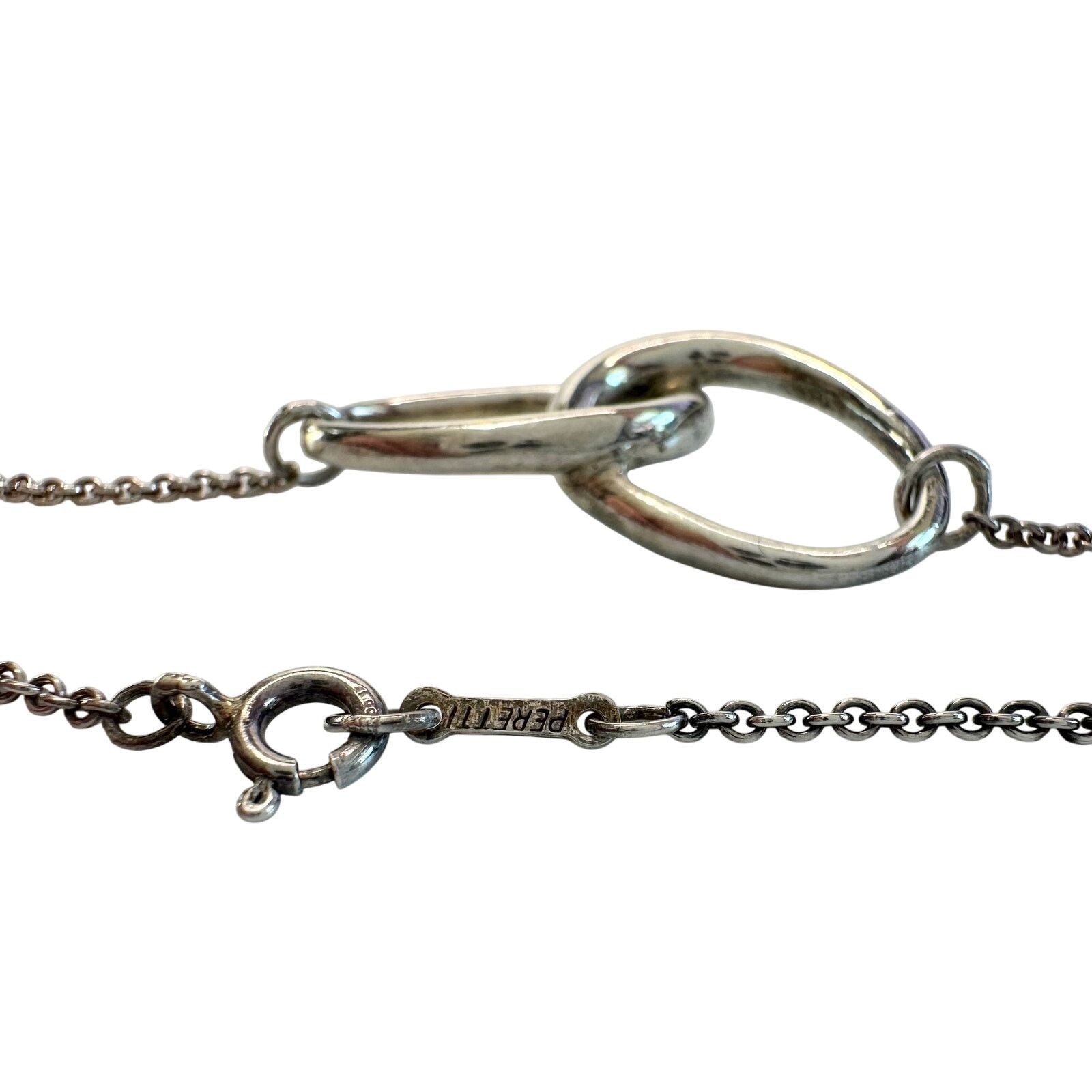 Tiffany & Co. Tiffany and Co Elsa Peretti Large Double Loop Necklace 15" Size ONE SIZE - 4 Thumbnail