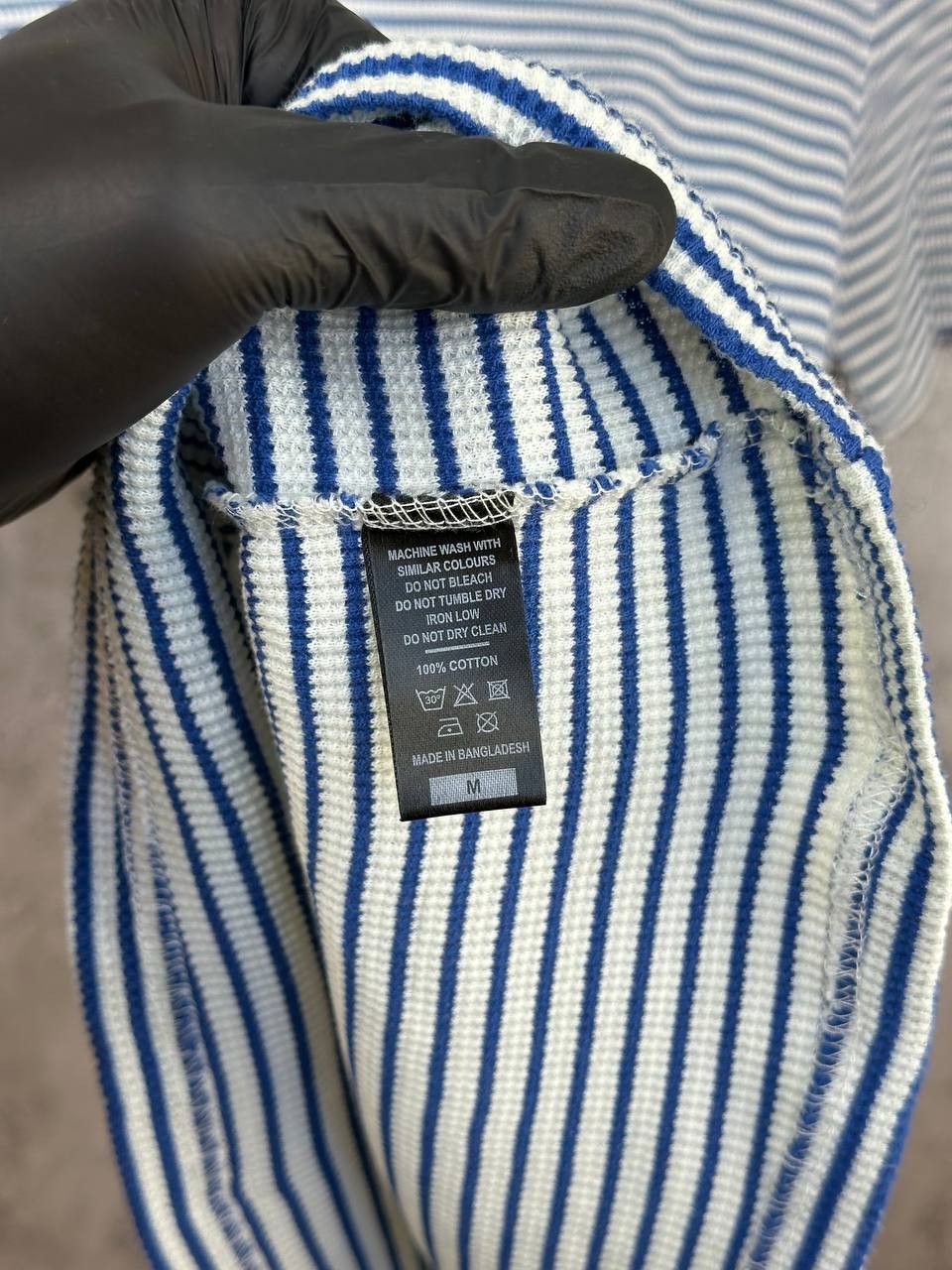 Percival Percival Pelle Pelle Knitted Crew T-Shirt Striped SS Stretch Size US M / EU 48-50 / 2 - 11 Thumbnail