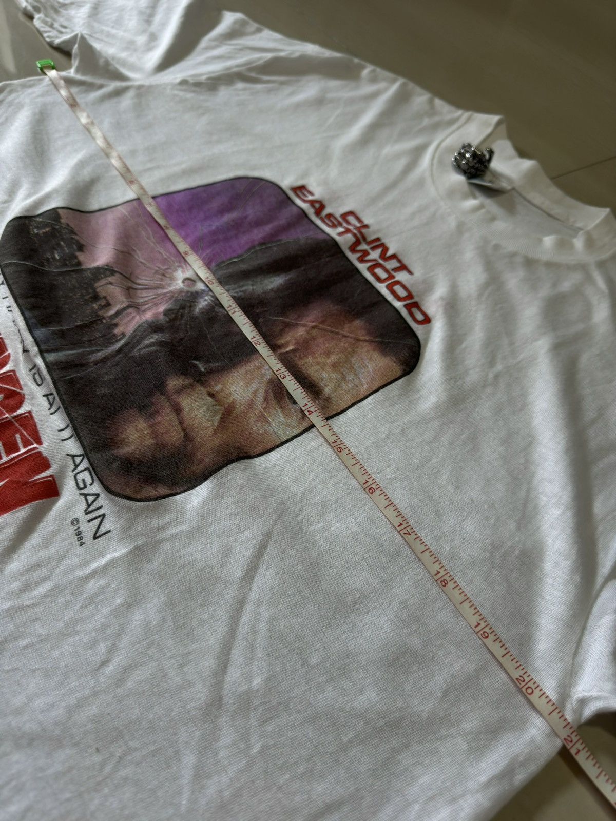 Vintage 1984 Sudden Impact Make My Day Clint Eastwood 80s Shirt Size US L / EU 52-54 / 3 - 11 Thumbnail