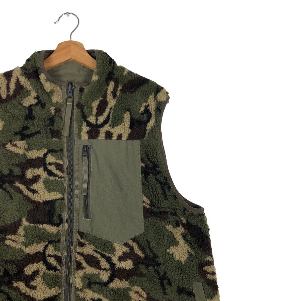 Japanese Brand 🔥Vintage Reversible Vest Jacket Camo Houston Military Size US XL / EU 56 / 4 - 6 Thumbnail